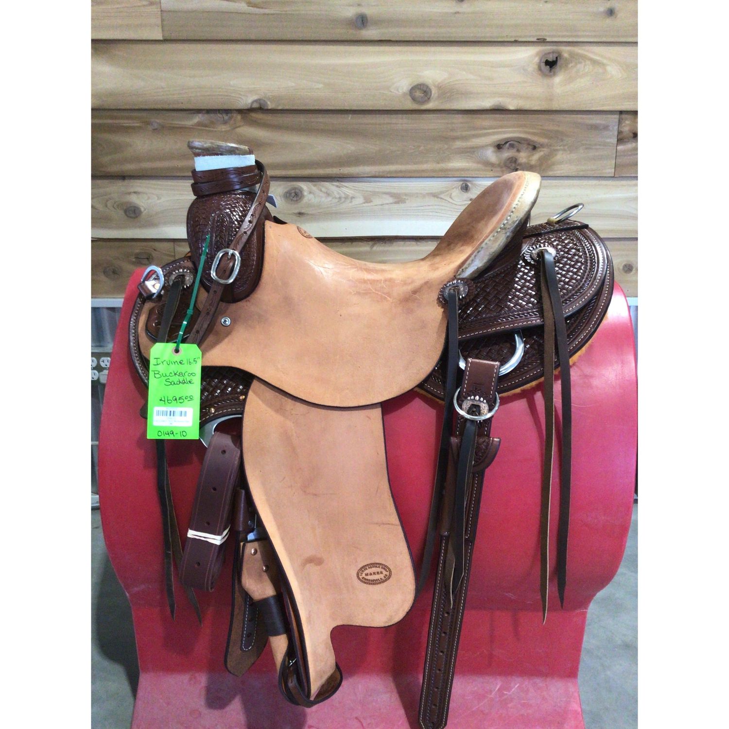 Irvine Custom 16.5" Buckaroo Saddle