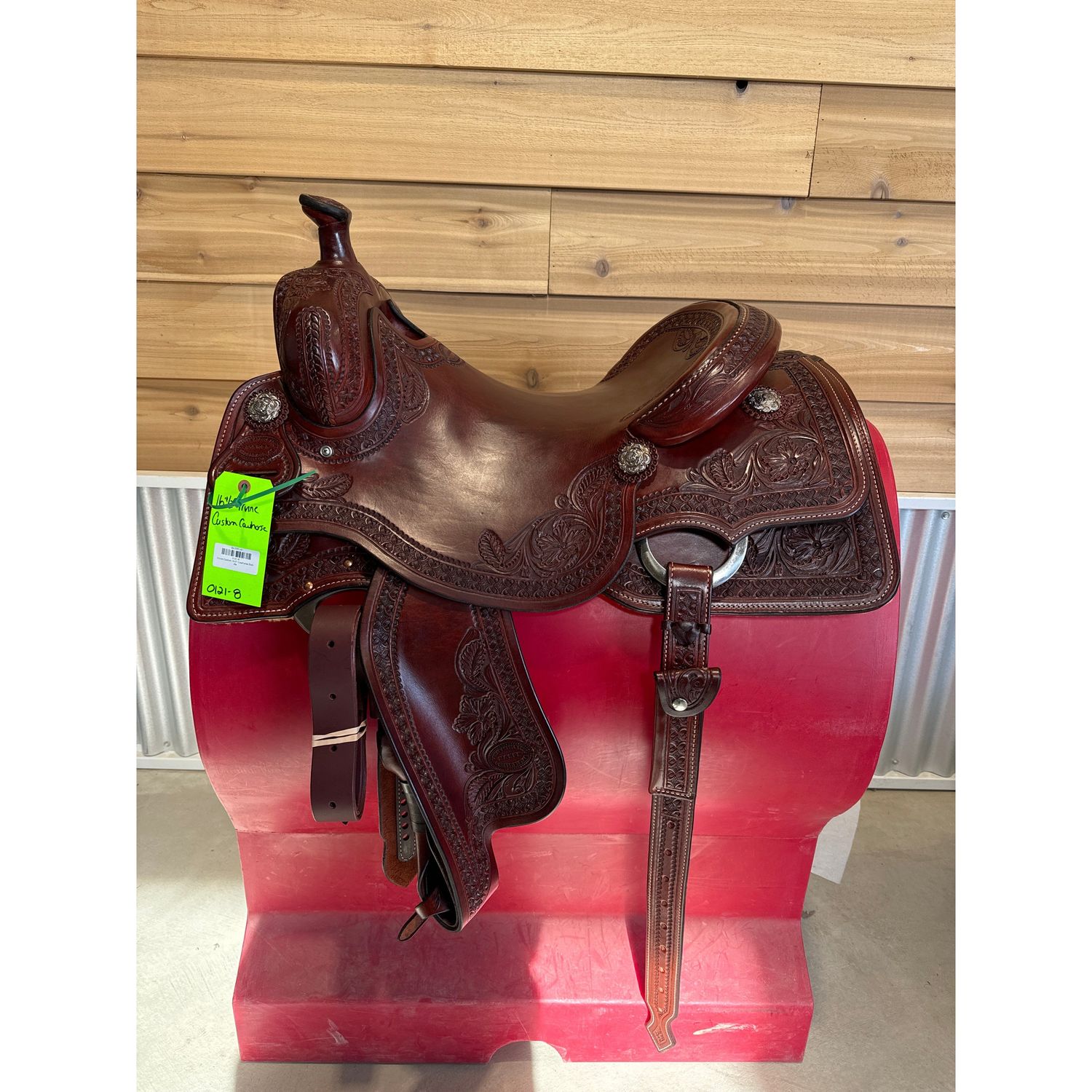 Irvine Custom 16.5" Cowhorse Saddle-4