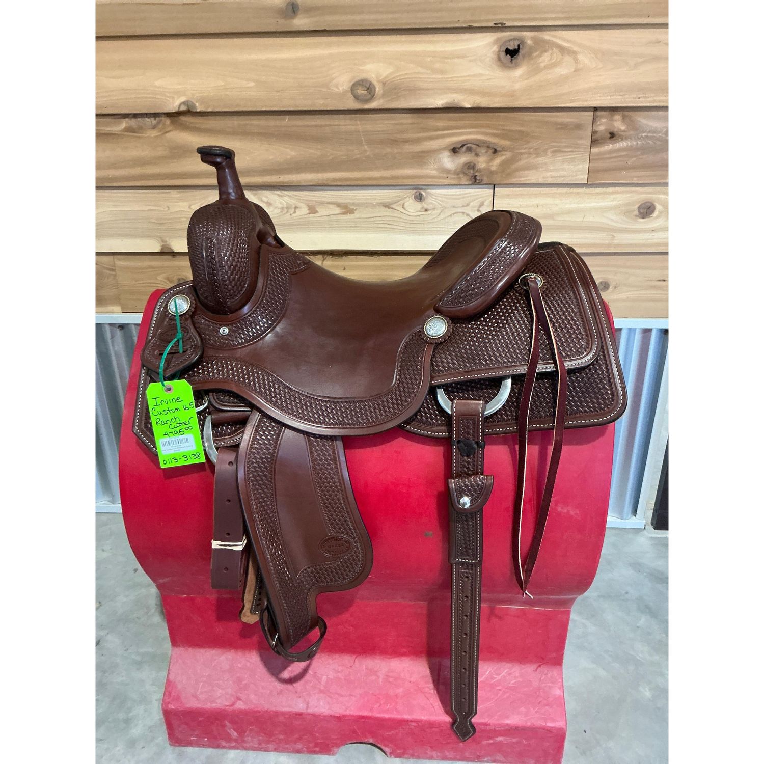 Irvine Custom 16.5" Ranch Cutting Saddle-3
