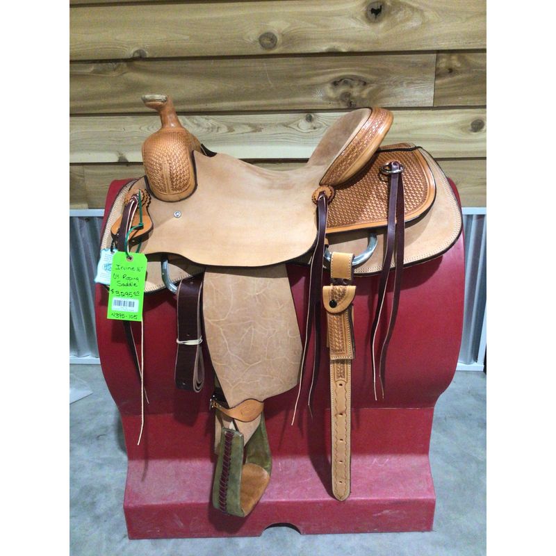 Irvine 16" OY Roping Saddle-3