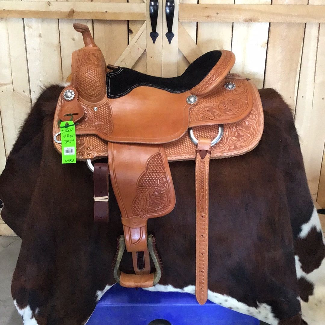 Irvine 16" OY Roping Saddle-6