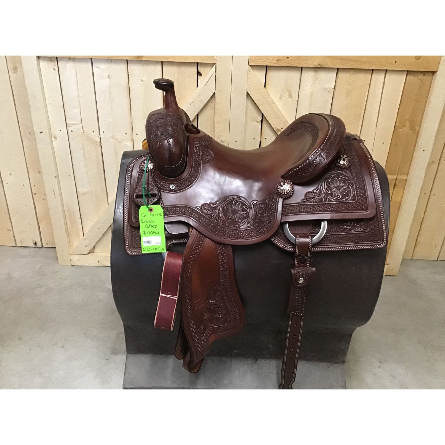 Irvine 16" Ranch Cutting Saddle-1