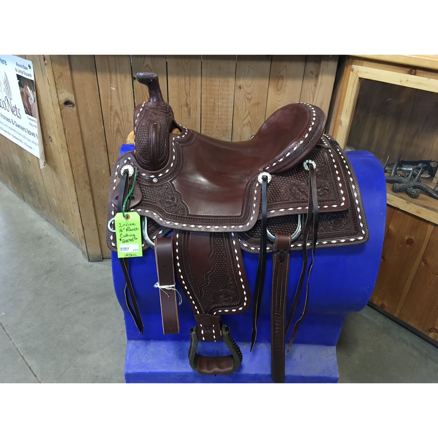 Irvine 16" Ranch Cutting Saddle-6