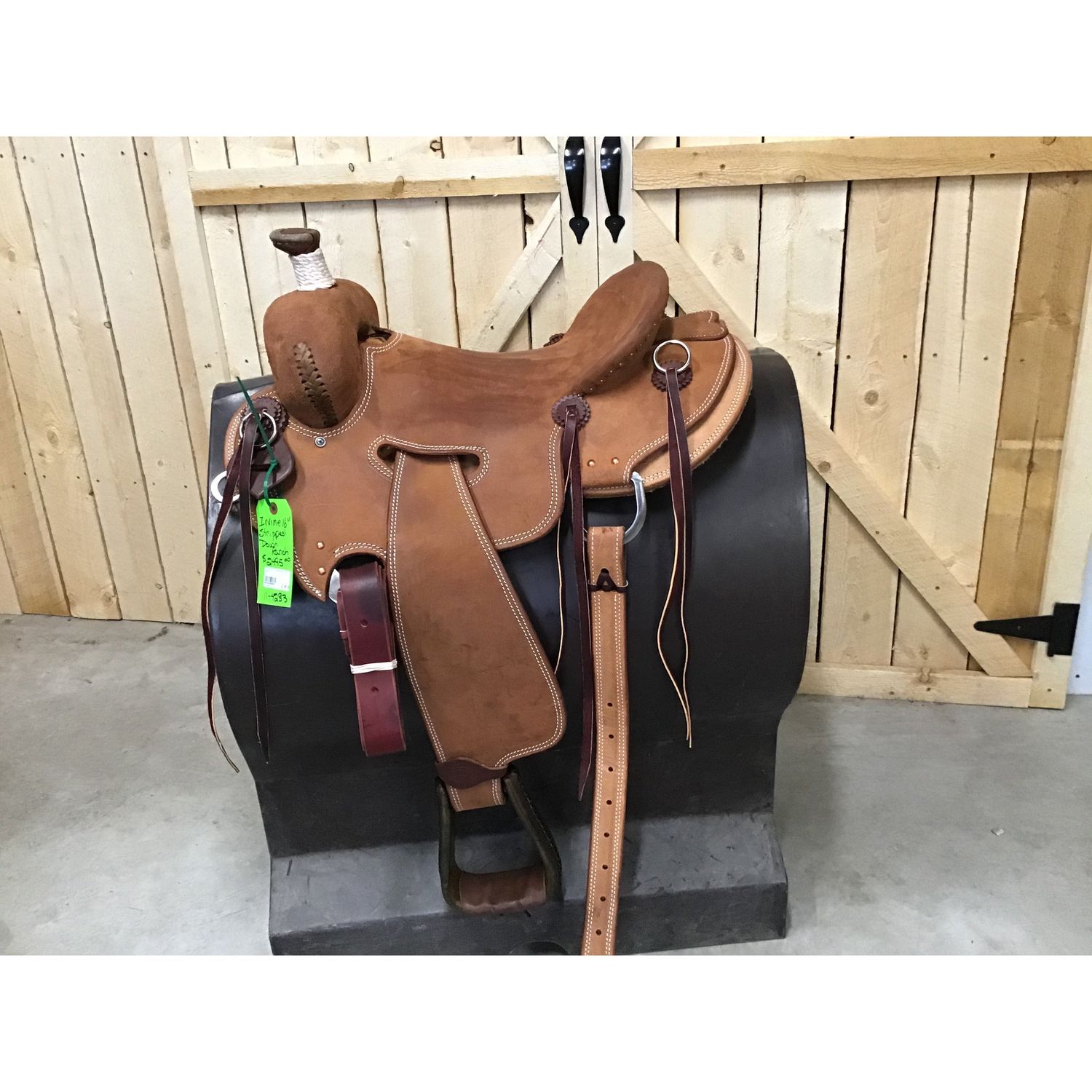 Irvine 16" Stripped Down Ranch Saddle