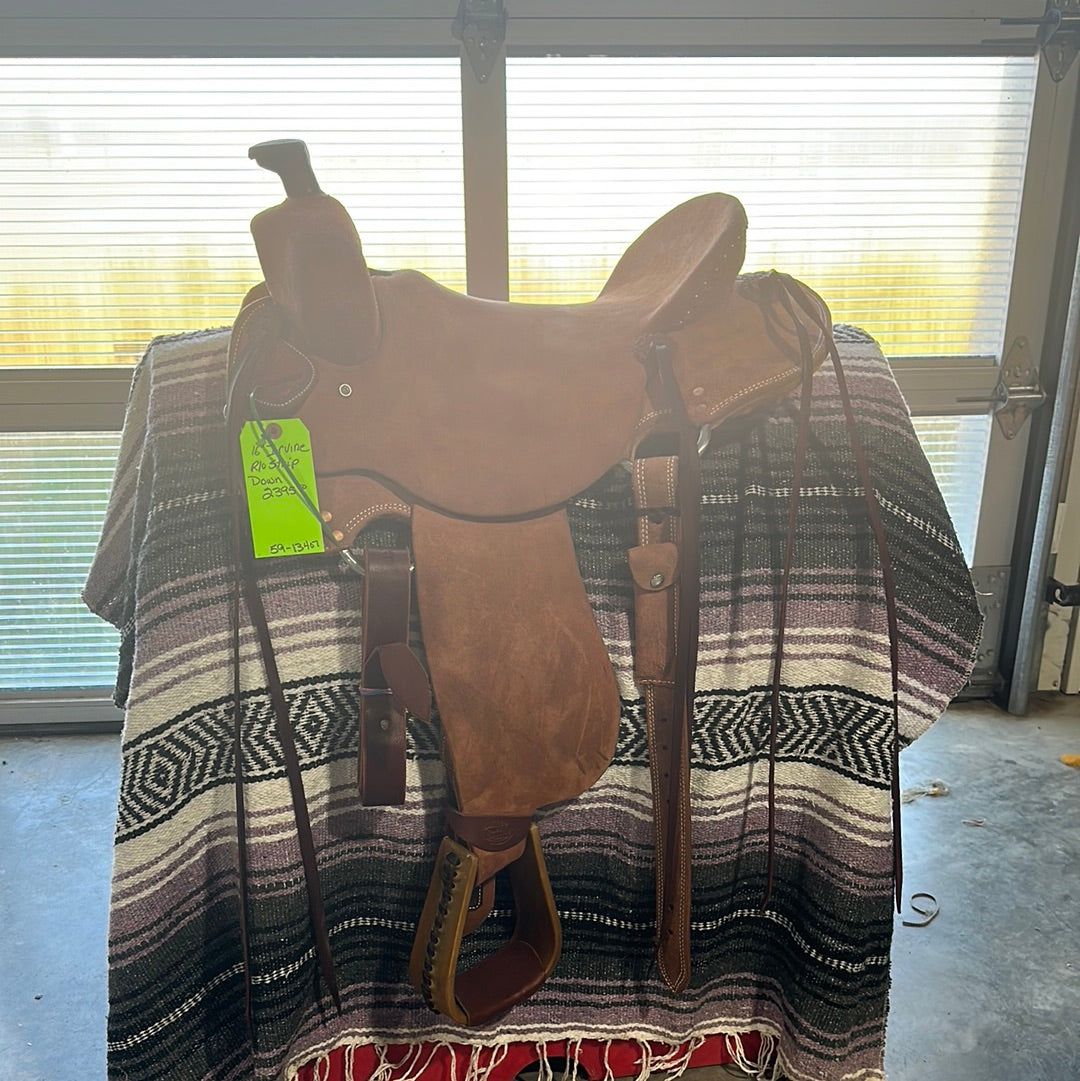 Irvine 16" Roughout Stripped Down Saddle - 59-13407
