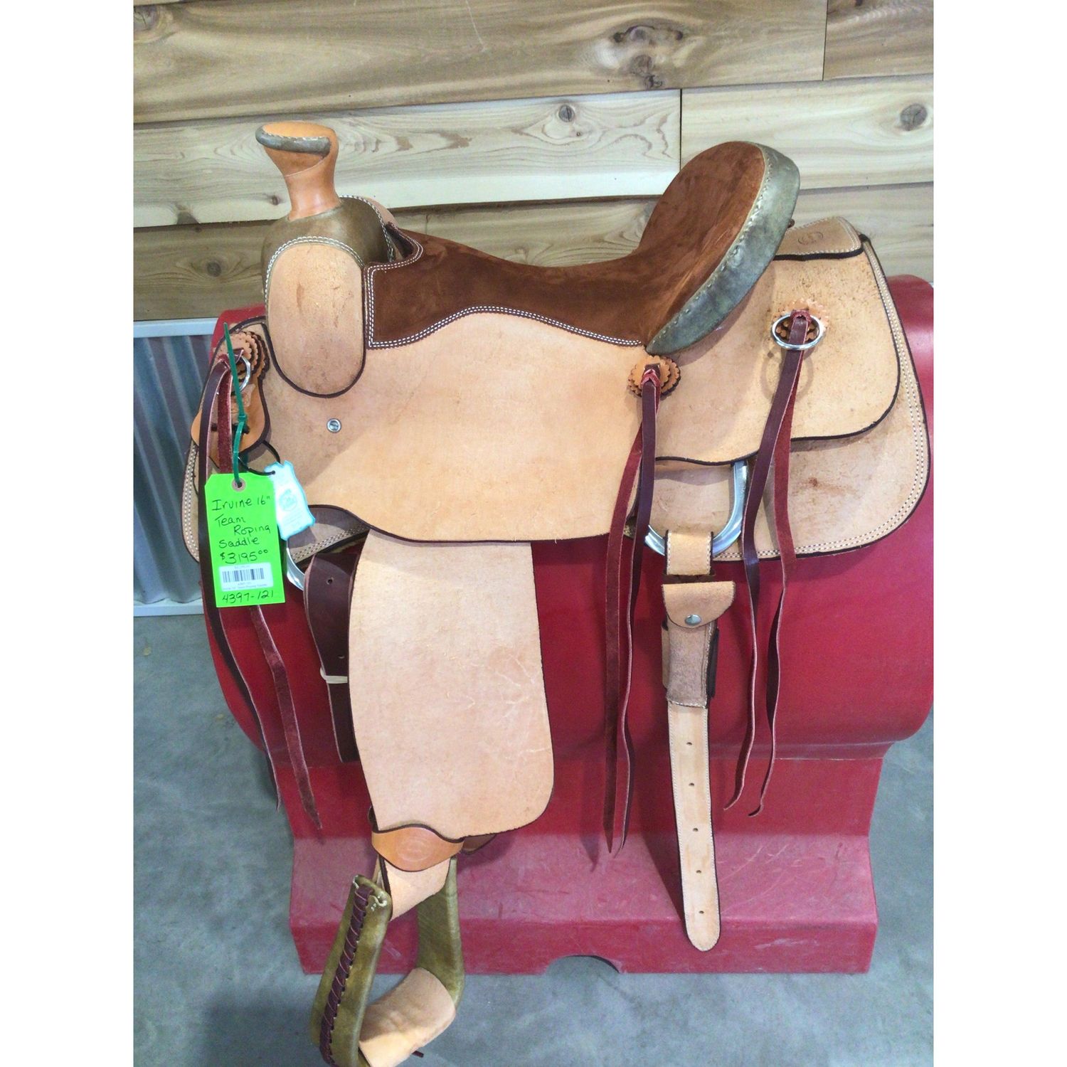 Irvine 16" Team Roping Saddle-1