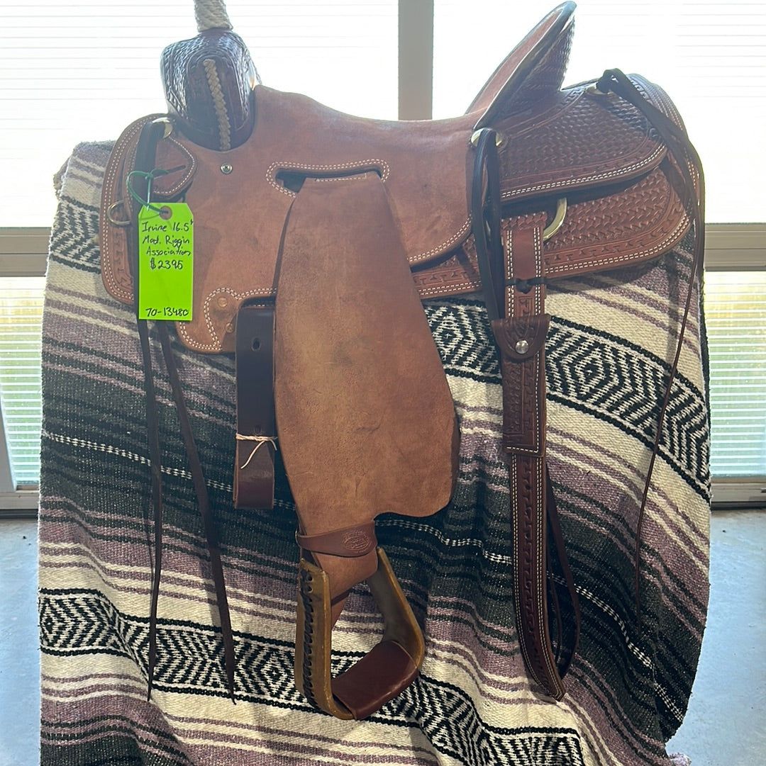 Irvine 16.5" Association Ranch Saddle-2