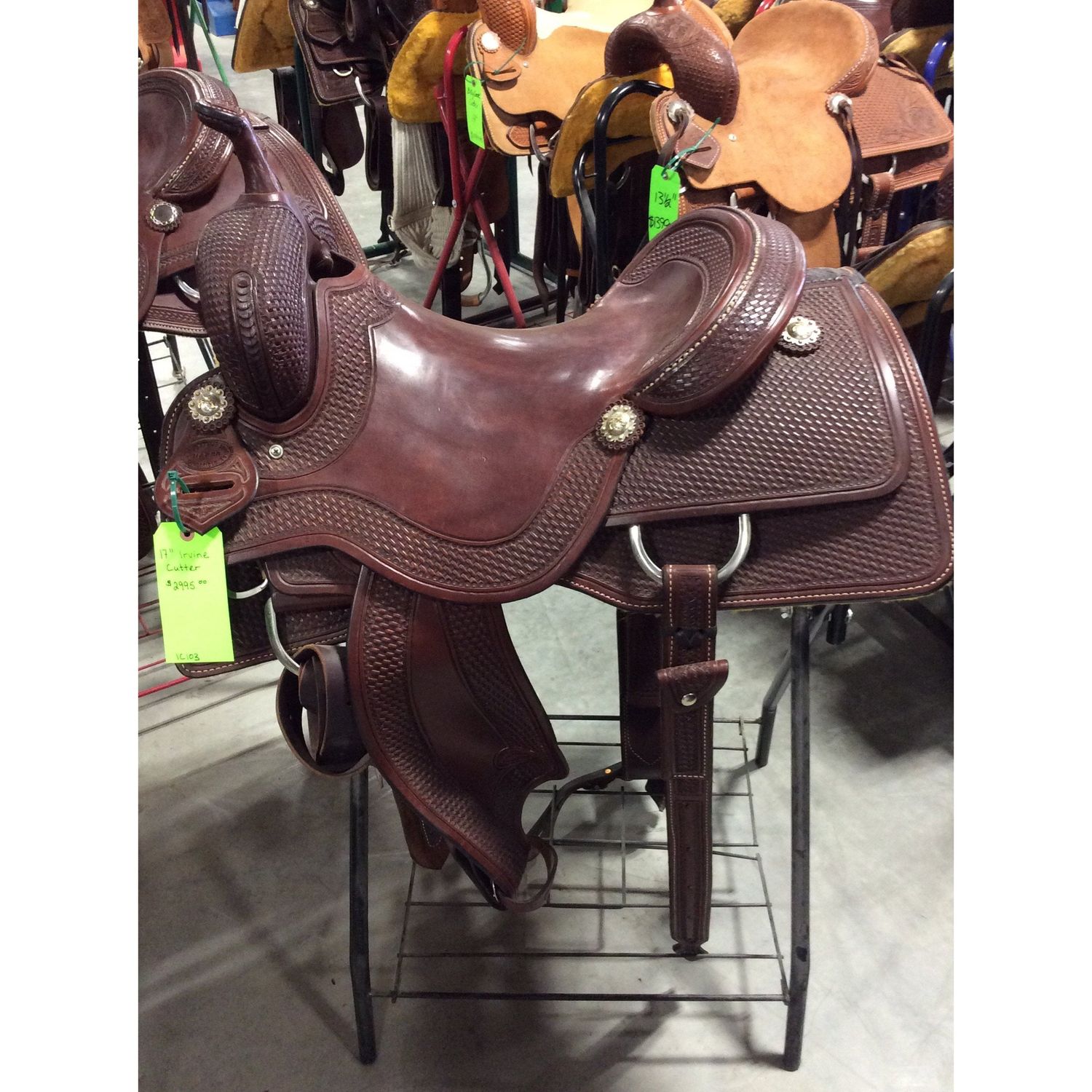 Irvine 17" Custom Cutting Saddle-7