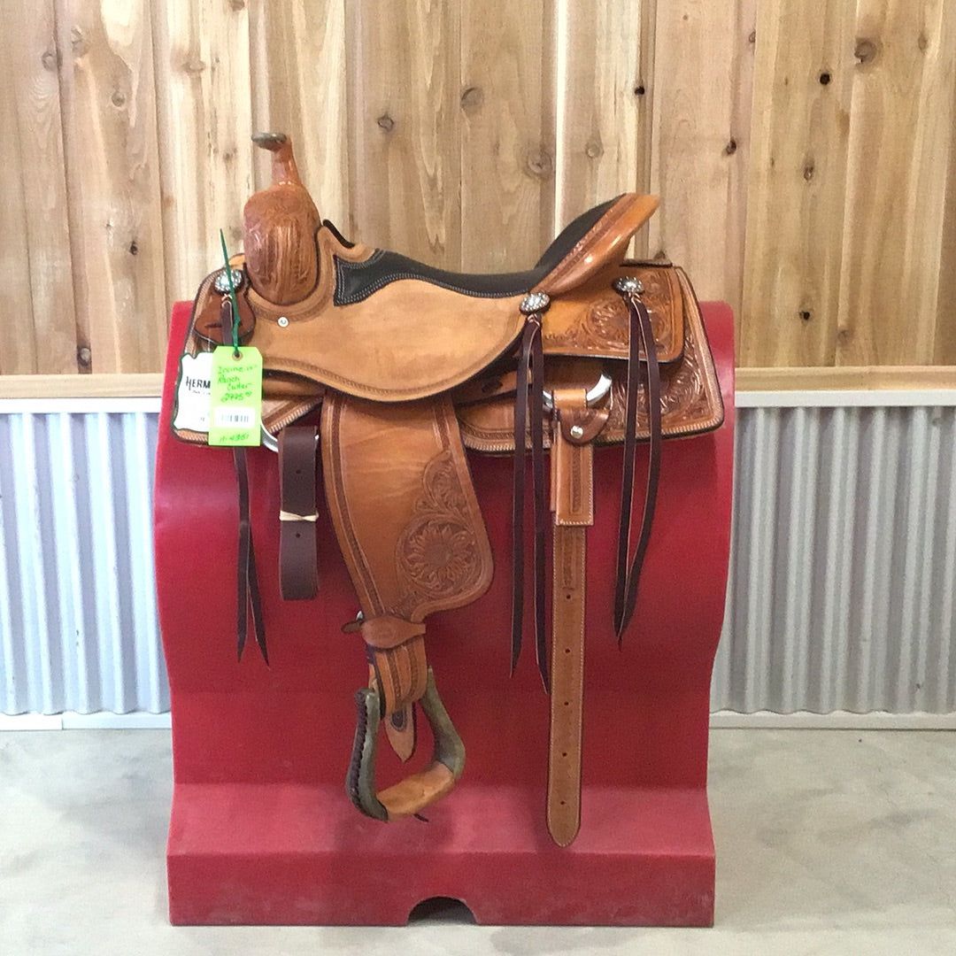 Irvine 17" Ranch Cutting Saddle