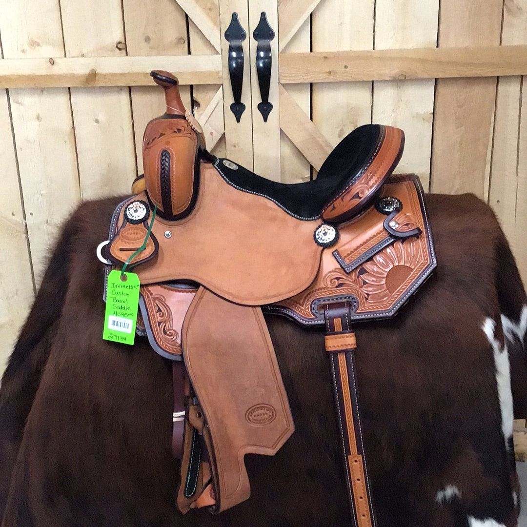 Irvine Custom 13.5" Barrel Saddle-3