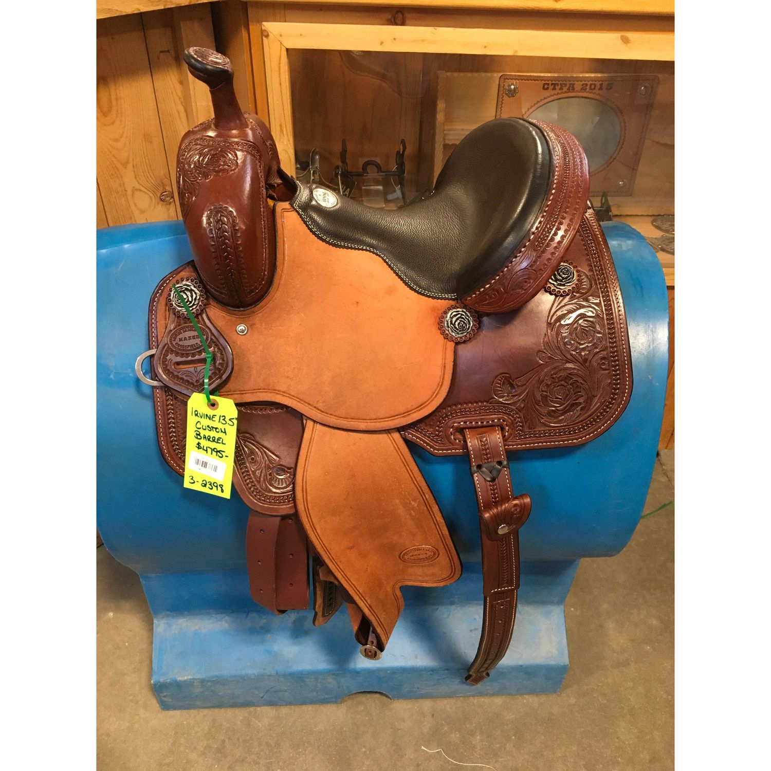 Irvine Custom 13.5" Barrel Saddle-5