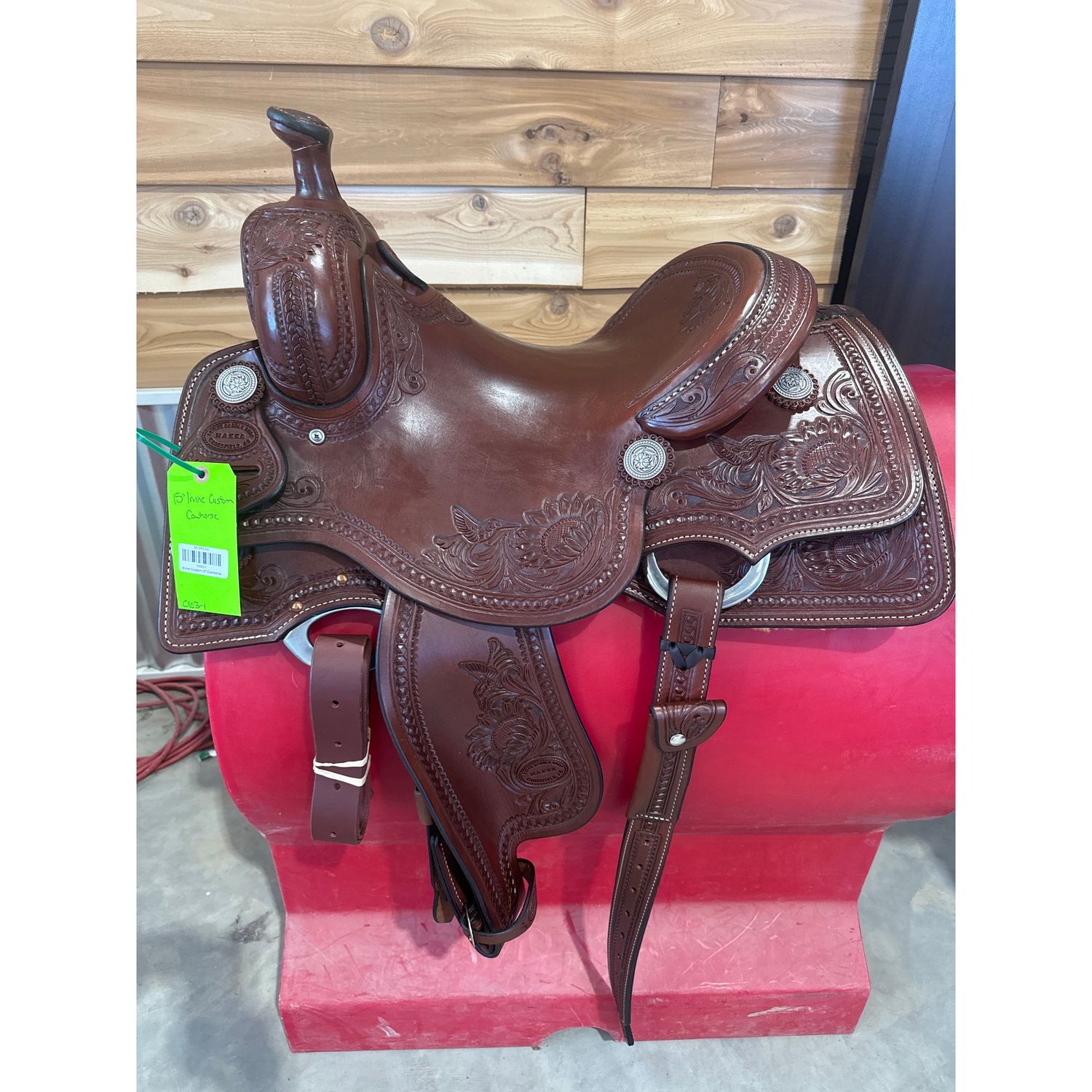 Irvine Custom 15" Cowhorse Saddle-7