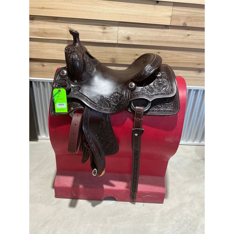 Irvine Custom 16" Cowhorse Saddle-29