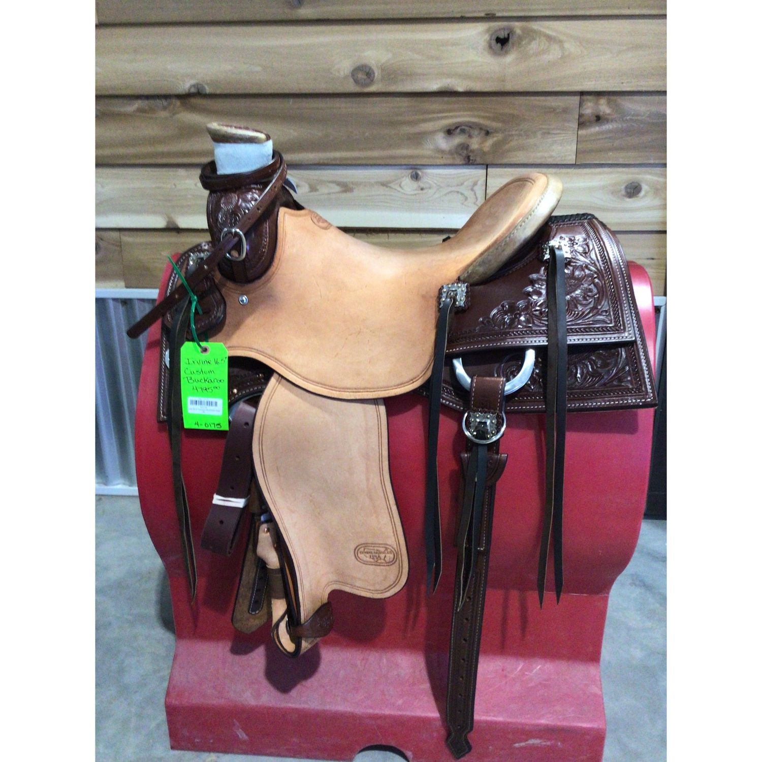 Irvine Custom 16.5" Buckaroo Saddle-2