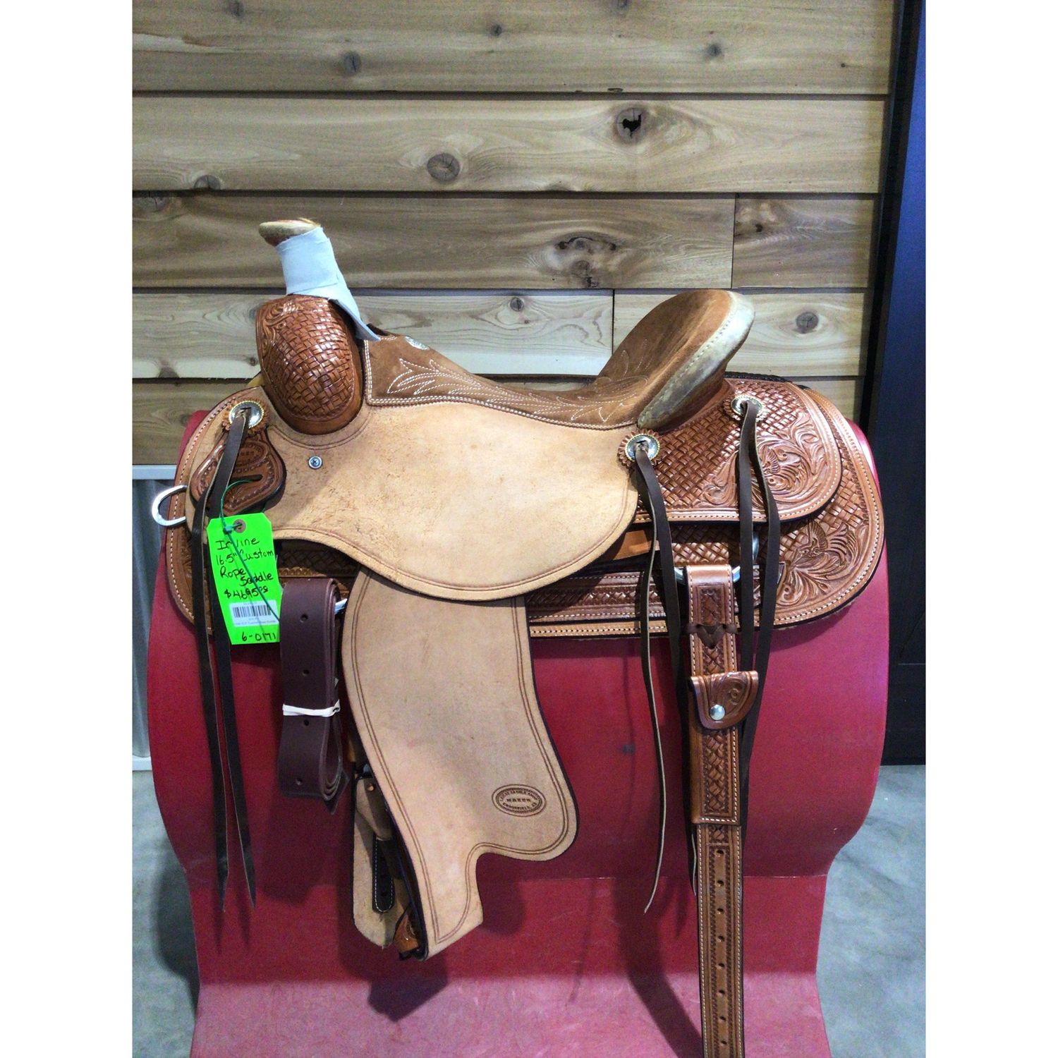Irvine Custom 17" Rope Saddle