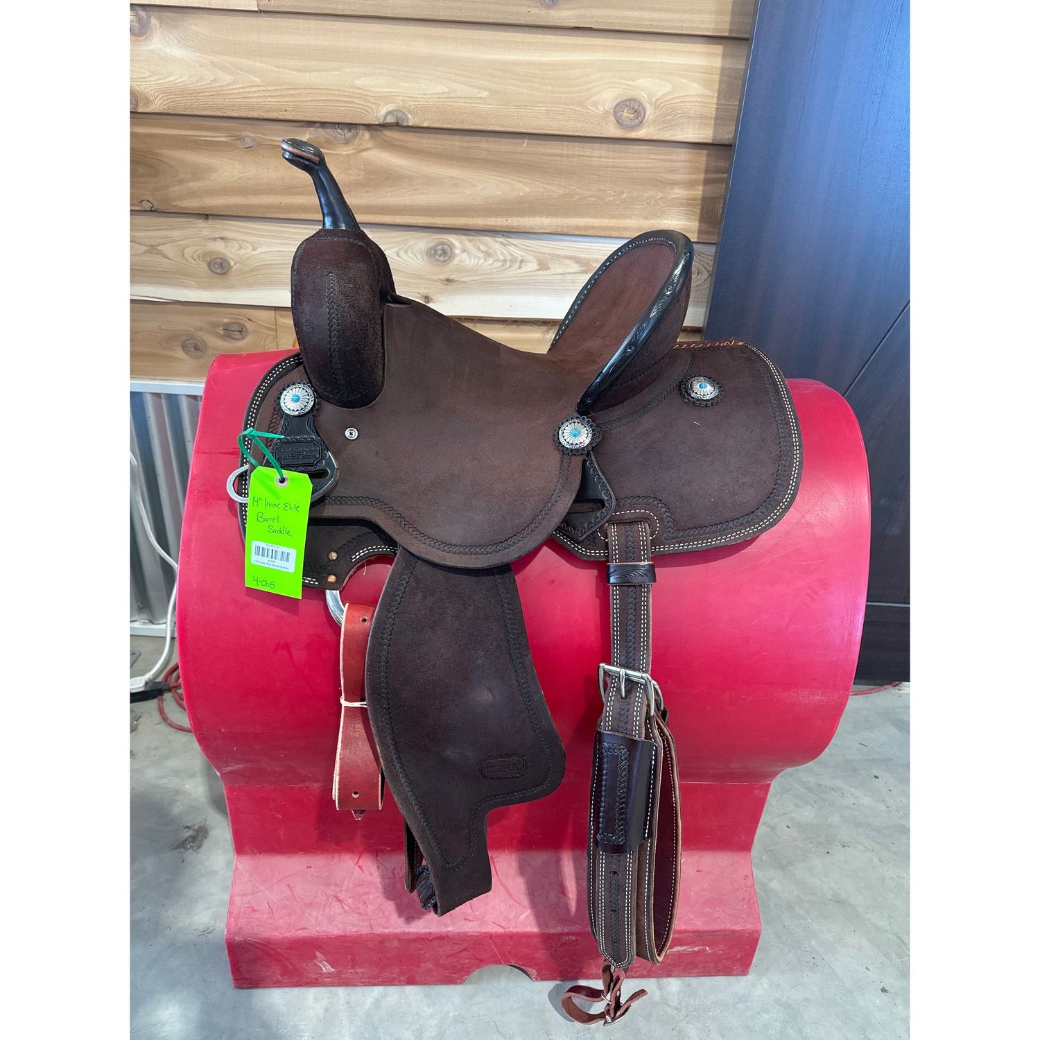 Irvine Elite 14" Barrel Saddle - 4-068