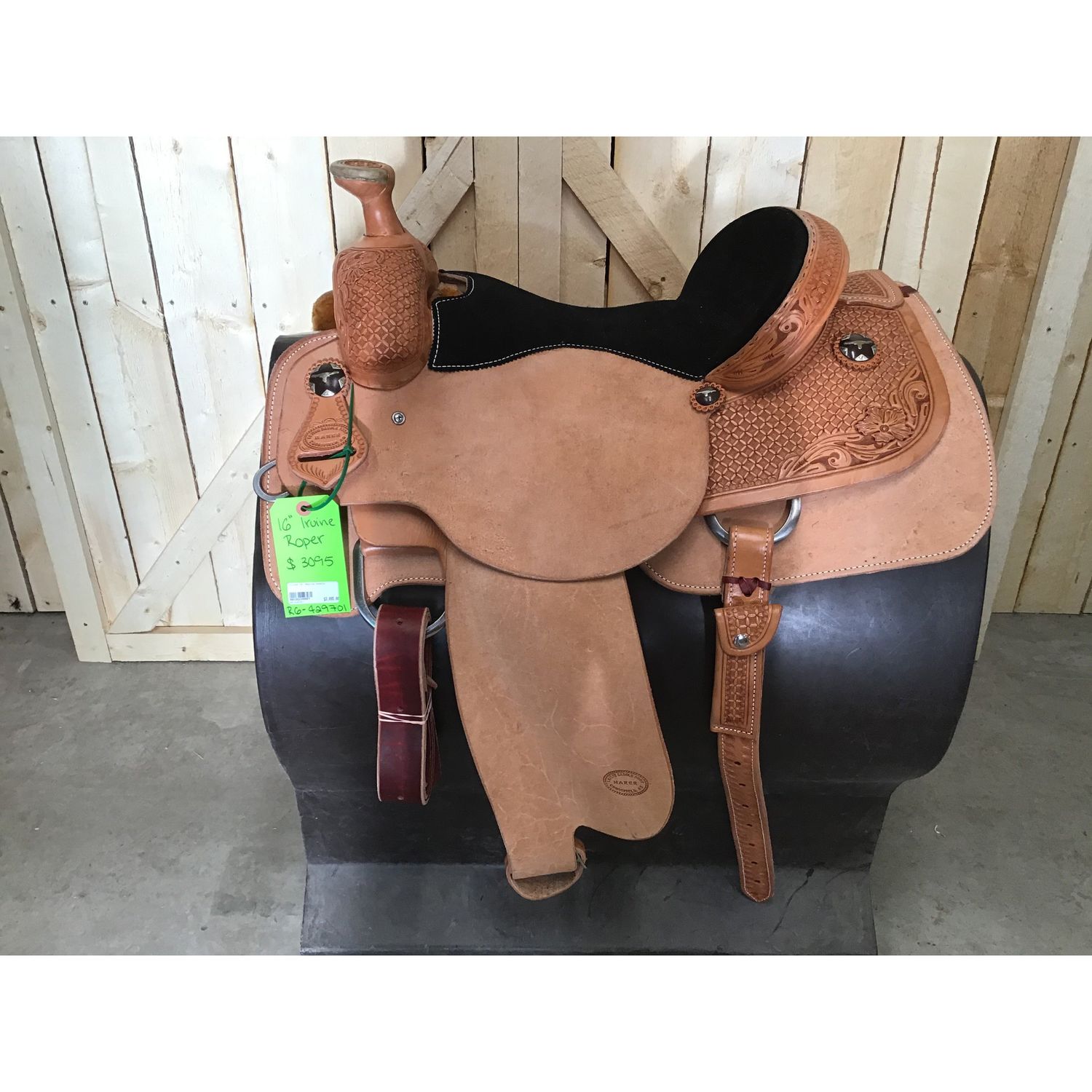 Irvine 16" Roping Saddle-3