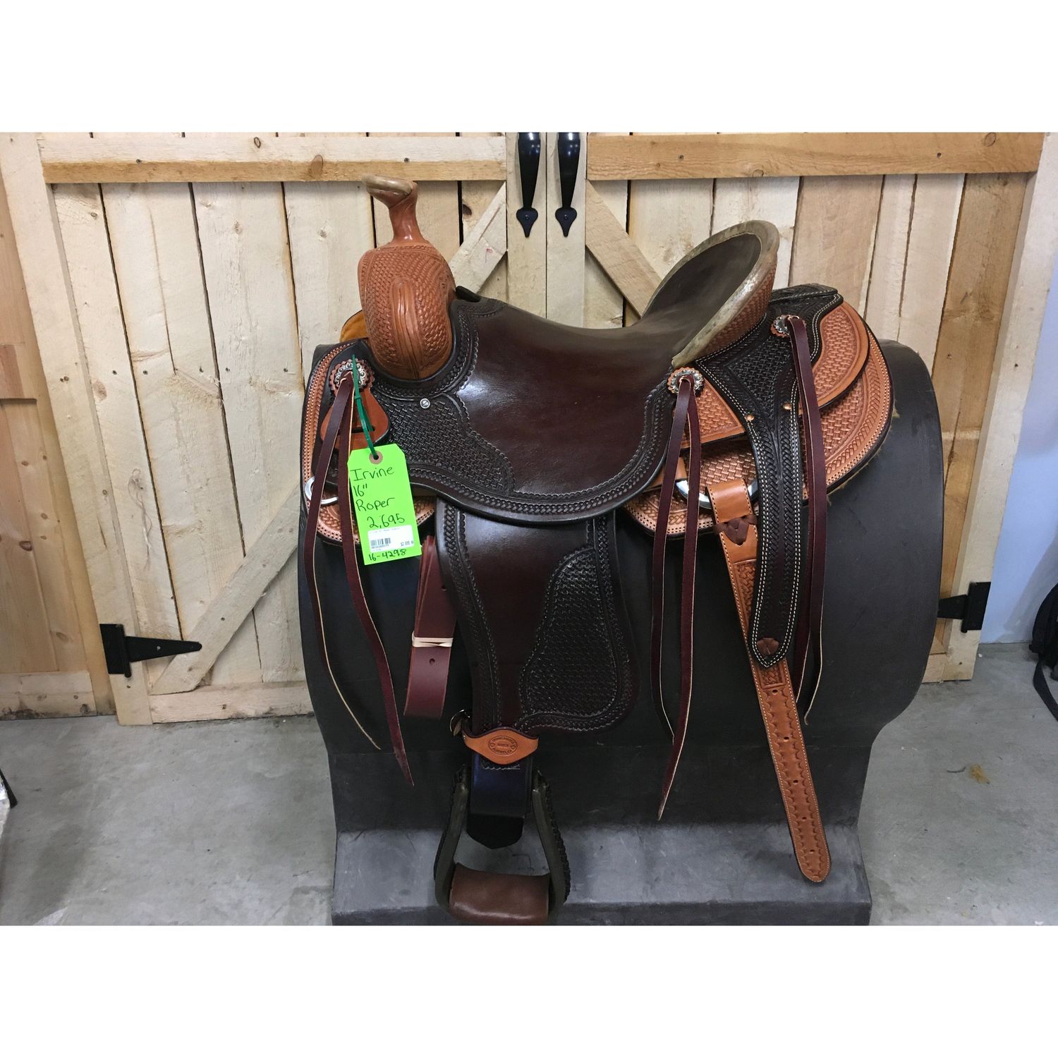 Irvine 16" Roper Saddle - 16-4298