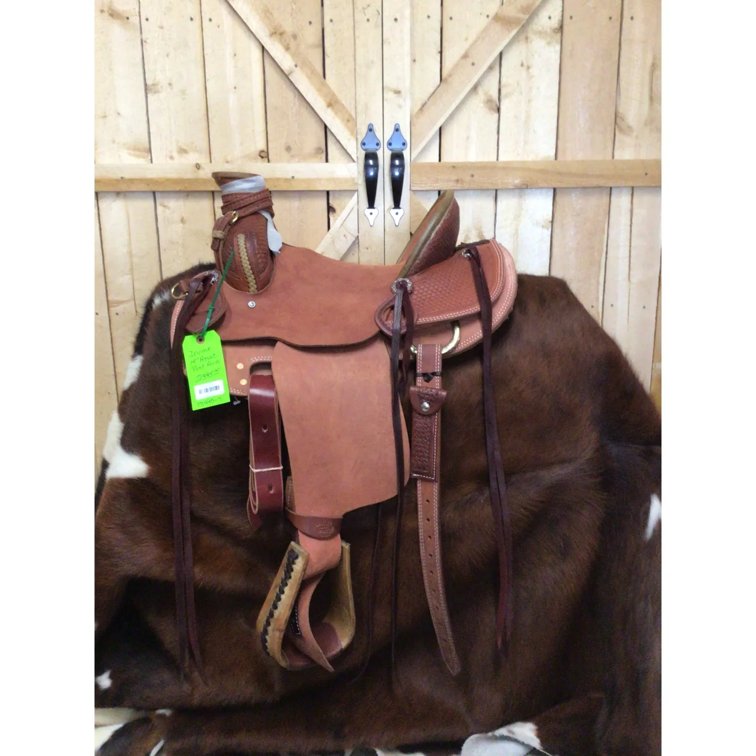 Irvine 16" Rough Out Post Horn Association Modified Ranch Saddle