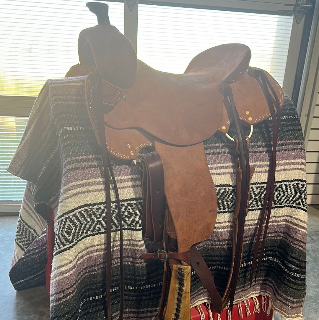 Irvine 16" Roughout Stripped Down Saddle - 43-13407