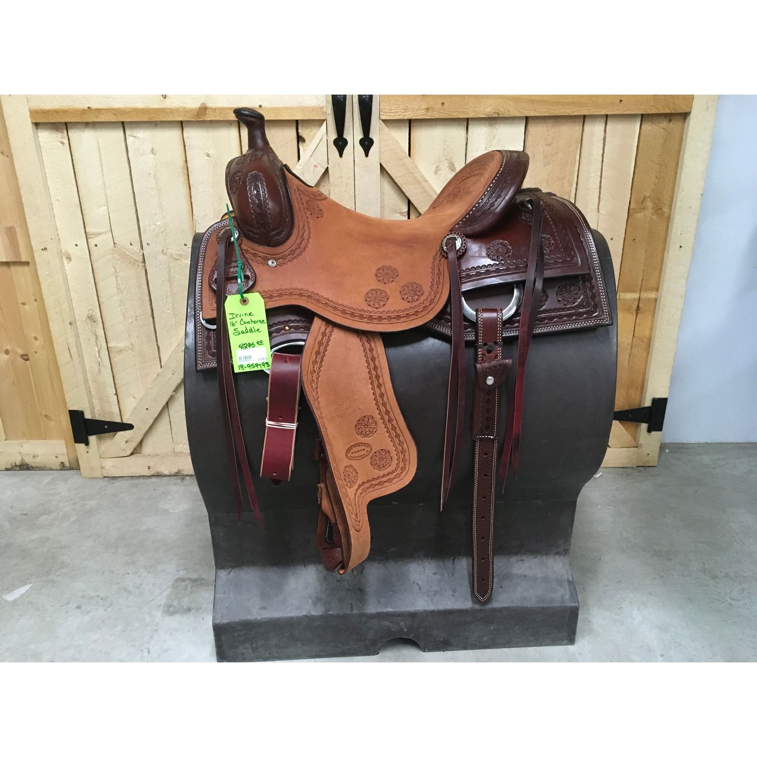 Irvine 16" Working Cowhorse Saddle - 18-959793