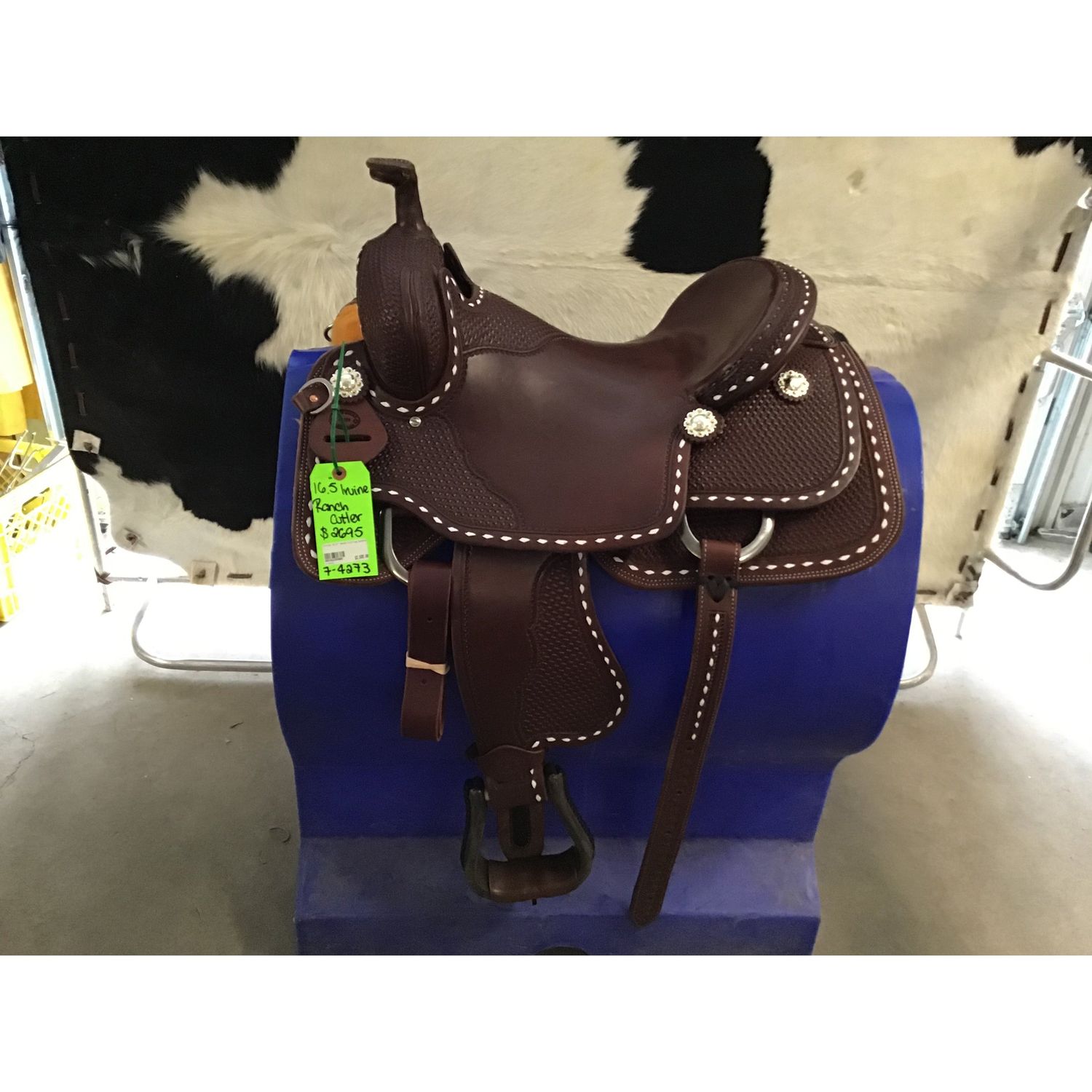 Irvine 16.5" Ranch Cutting Saddle - 7-4273