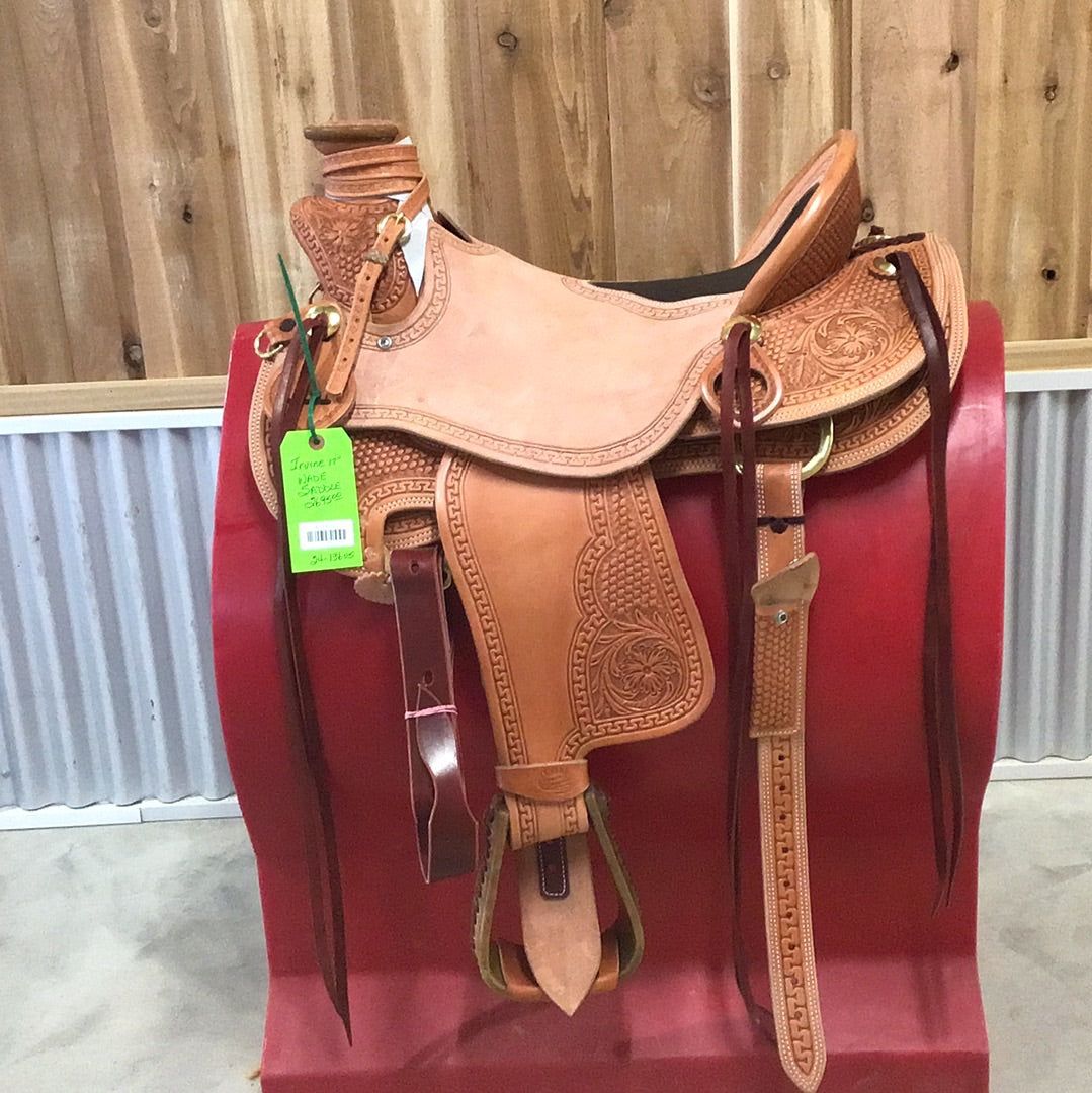 Irvine 17" 1/2 Tooled Wade Saddle