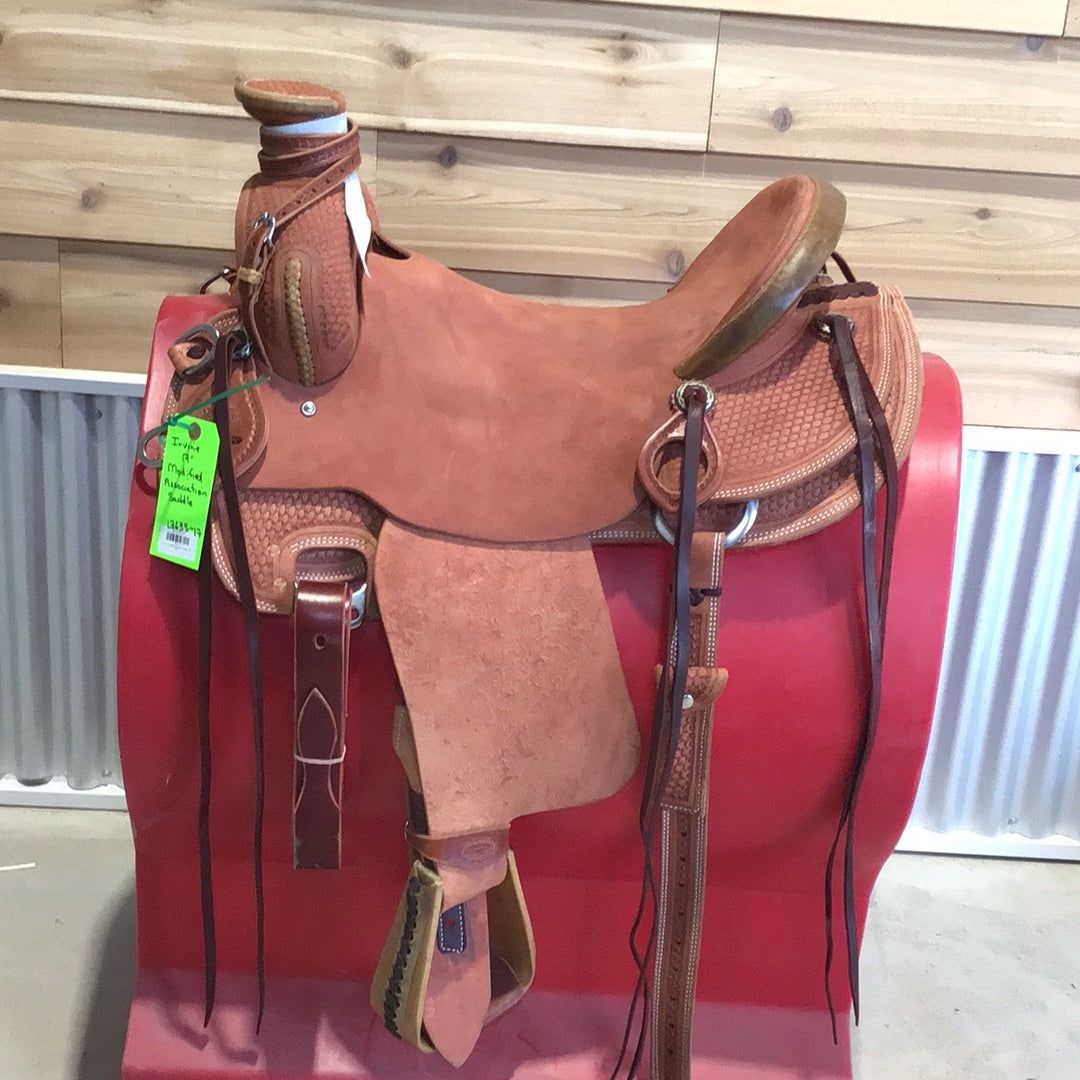 Irvine 17" Modified Association Saddle - Post Horn-1