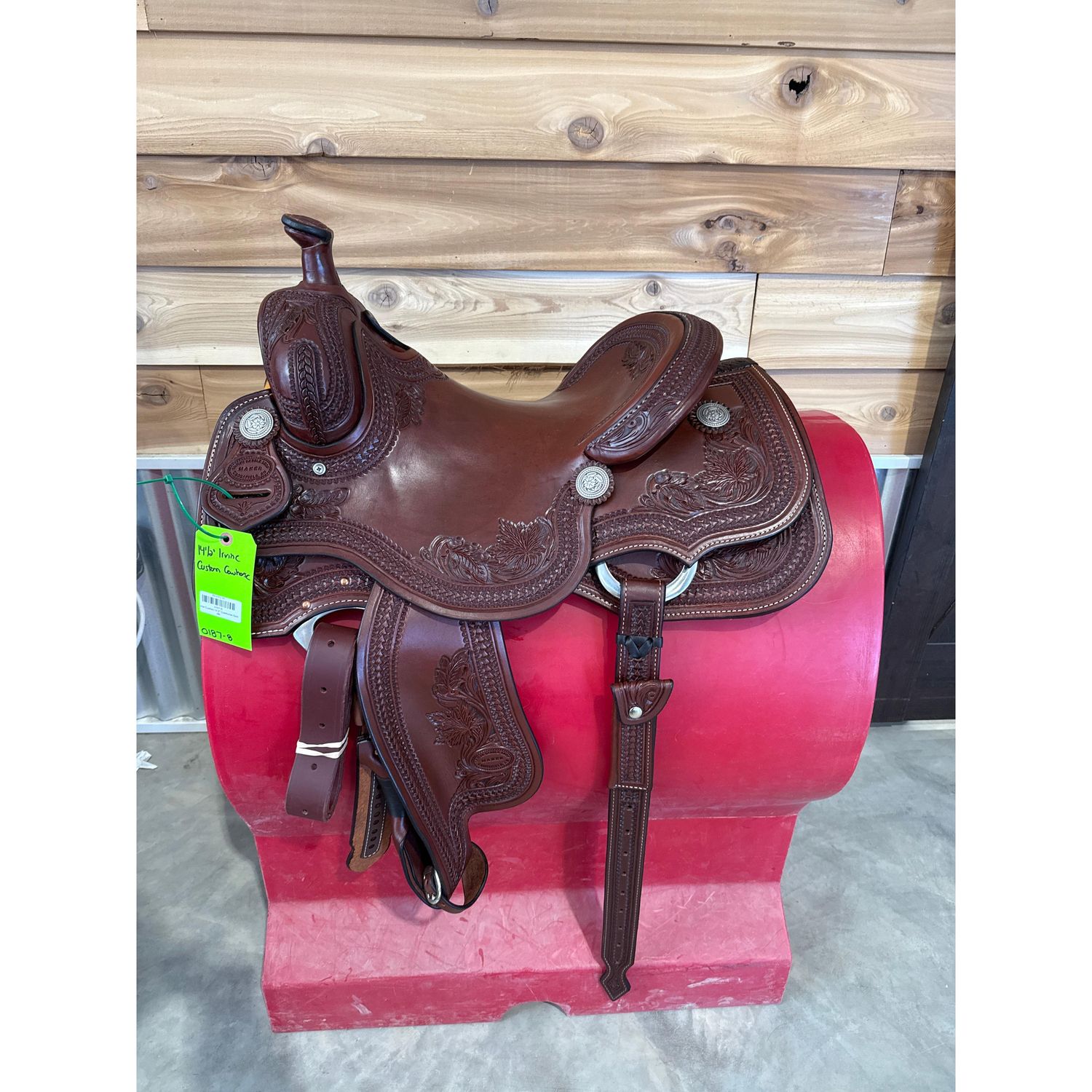 Irvine Custom 14.5" Cowhorse Saddle-1