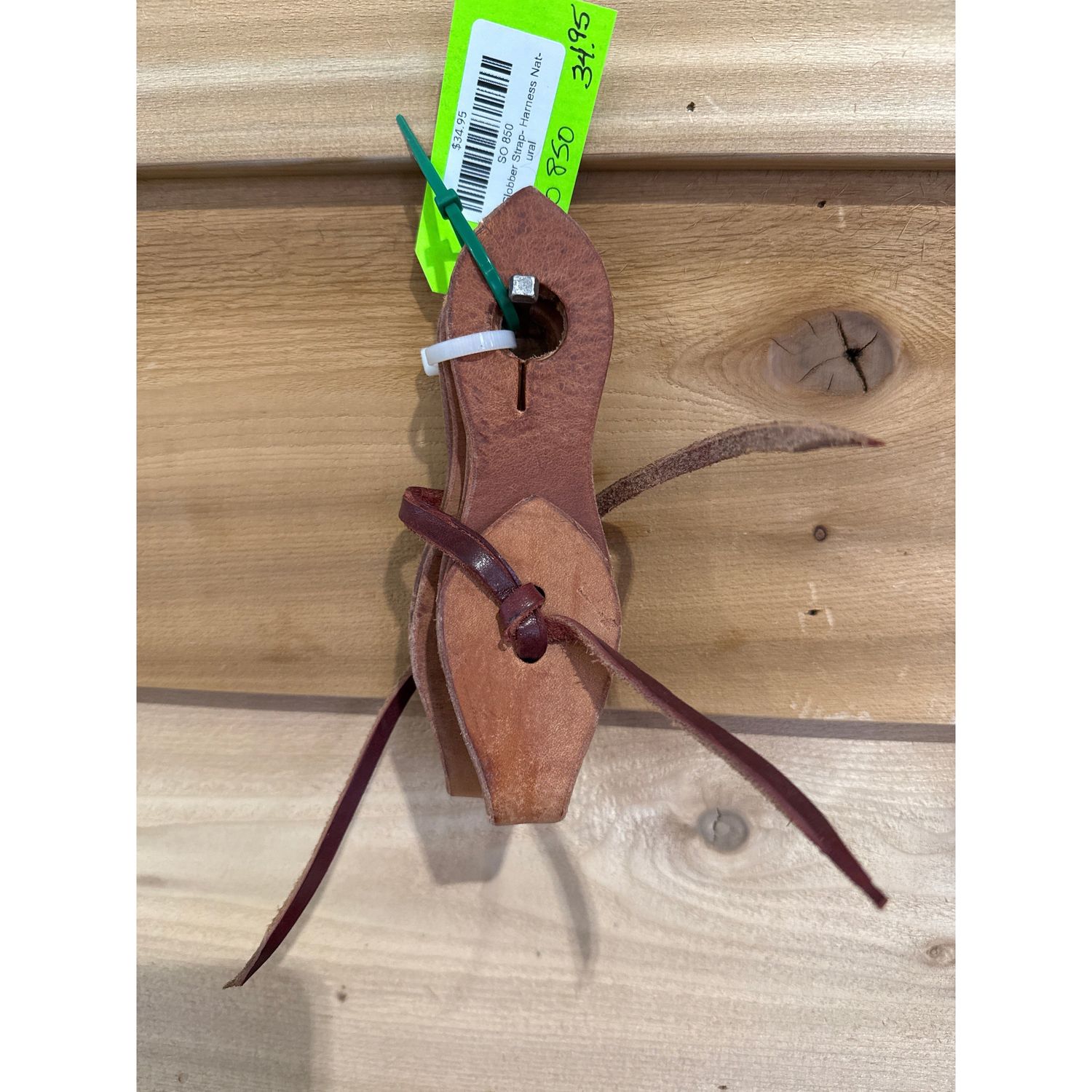 Irvine Slobber Strap- Harness Natural