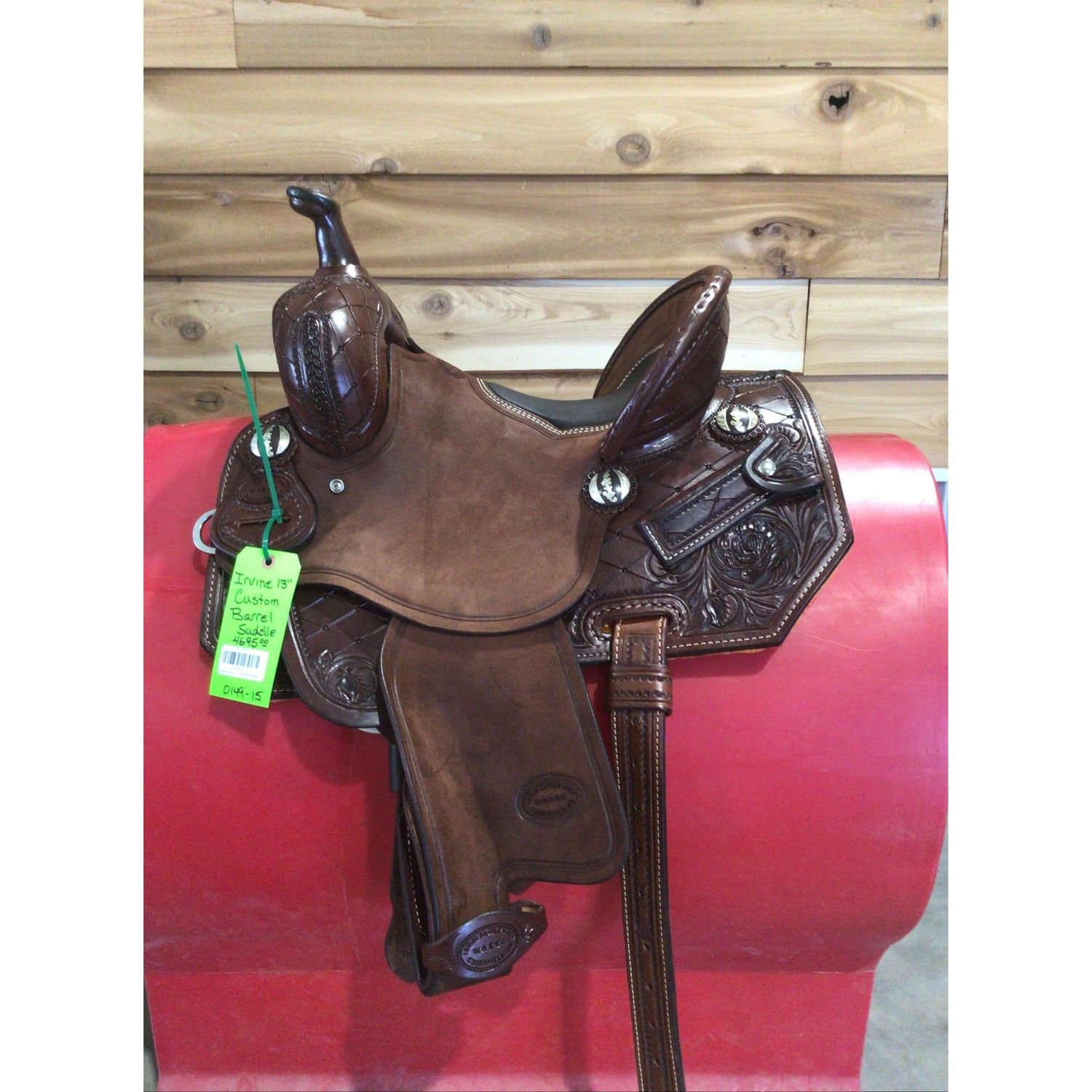 Irvine USA Custom 13" Barrel Saddle