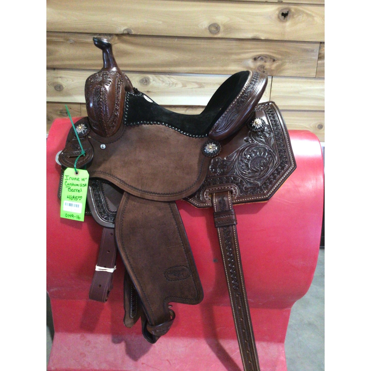 Irvine USA Custom 14" Barrel Saddle