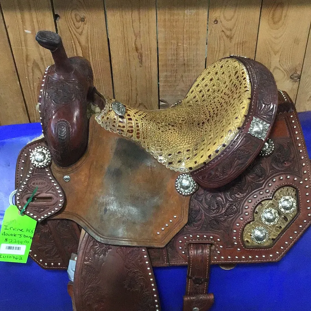 Irvine Custom 13" Barrel Saddle-2