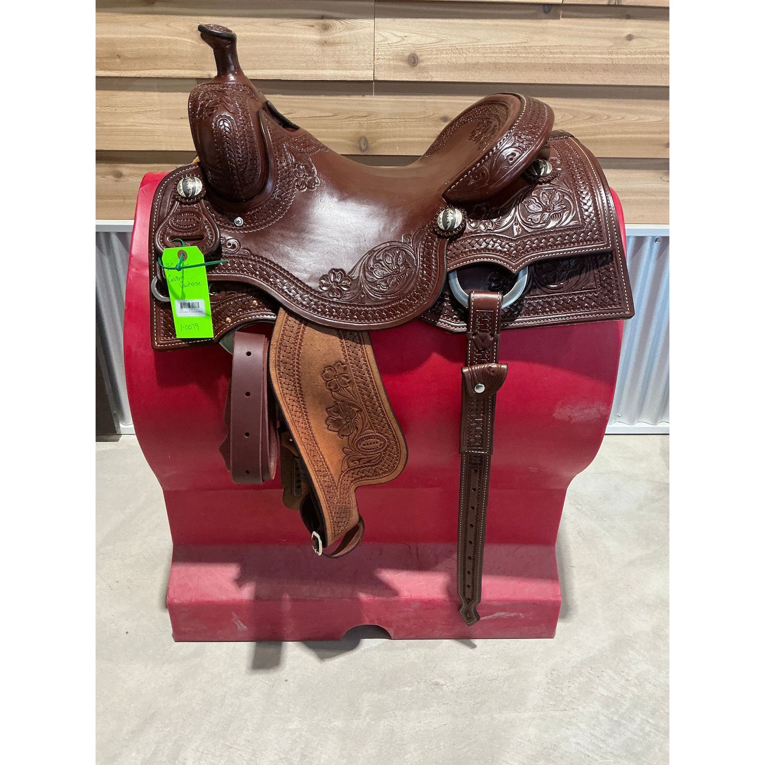 Irvine Custom 16" Cowhorse Saddle-25