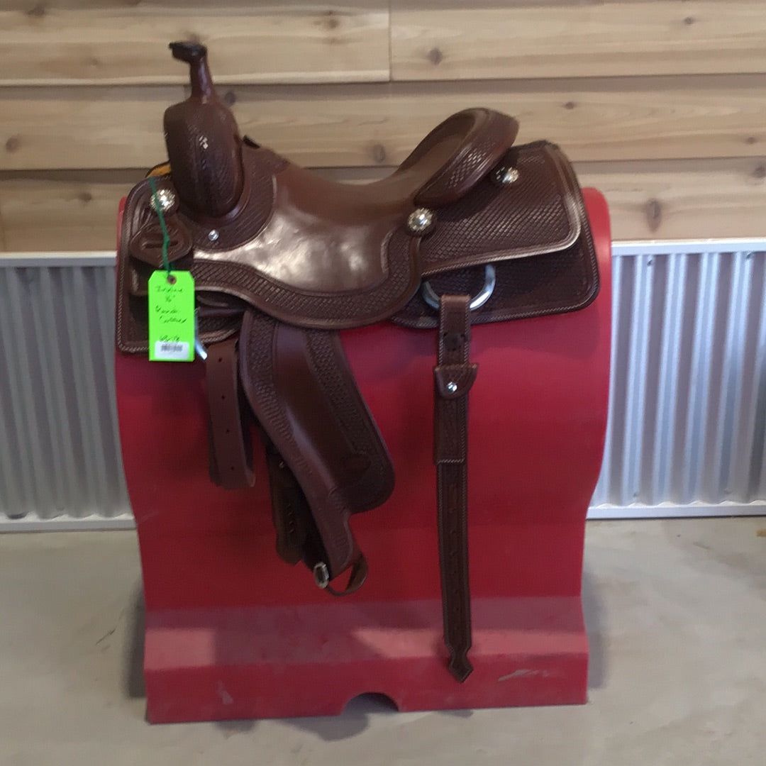 Irvine Custom 16" Ranch Cutter Saddle-2