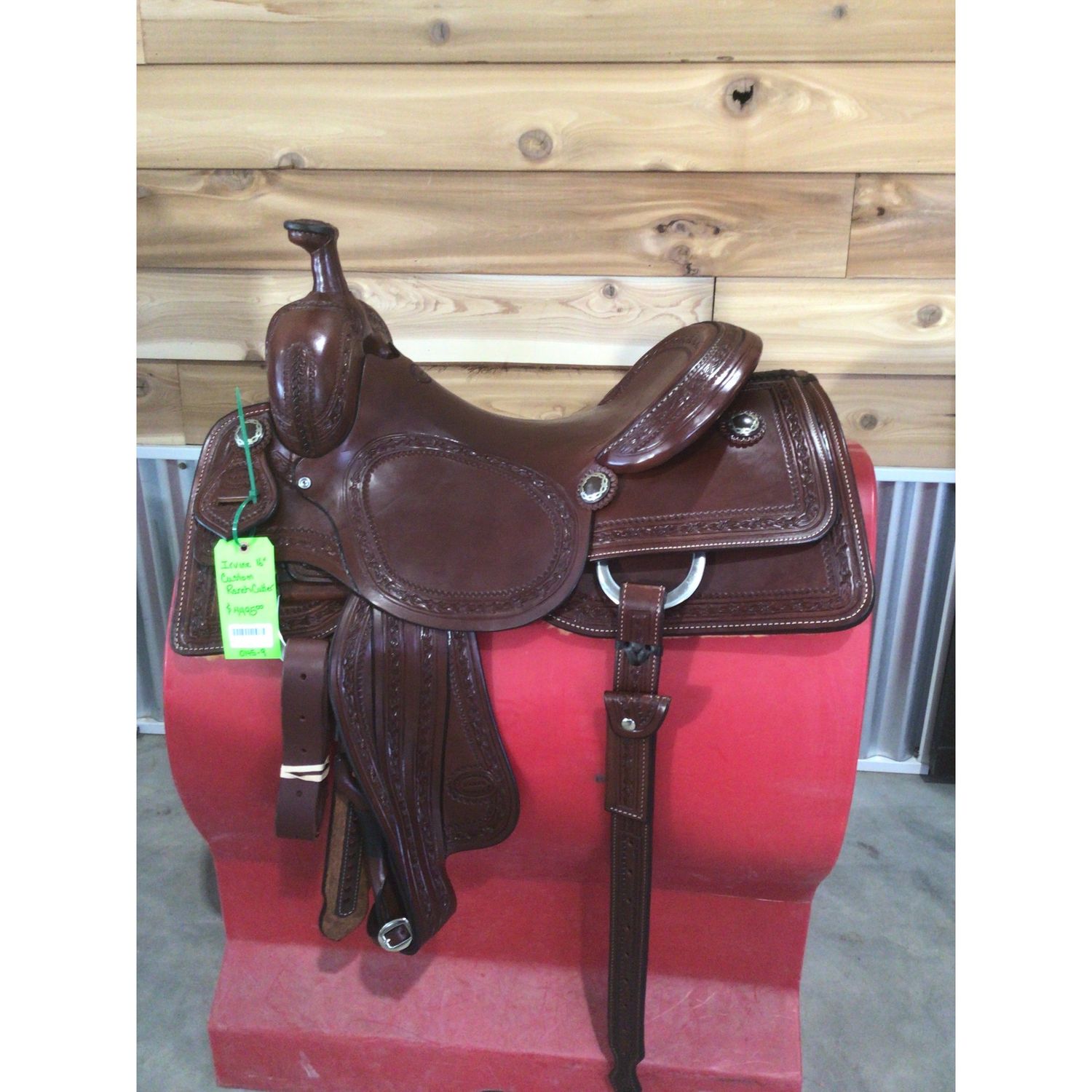 Irvine Custom 16" Ranch Cutting Saddle-5