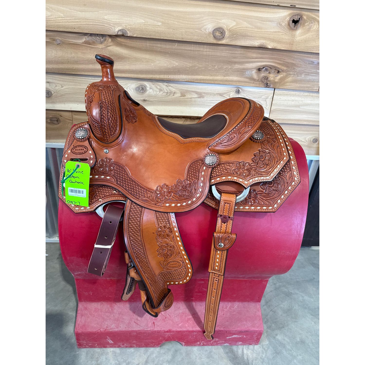Irvine Custom 16" Cowhorse Saddle-8