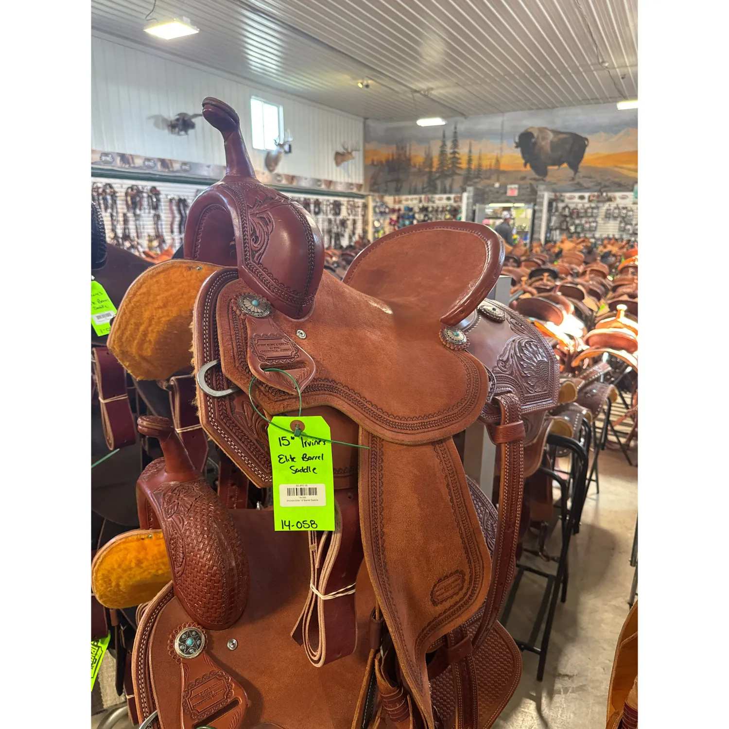 Irvine Elite 15" Barrel Saddle-6