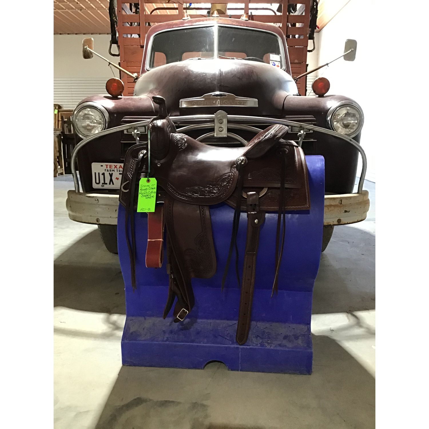 Irvine Rough Creek Custom 17" Ranch Cutting Saddle
