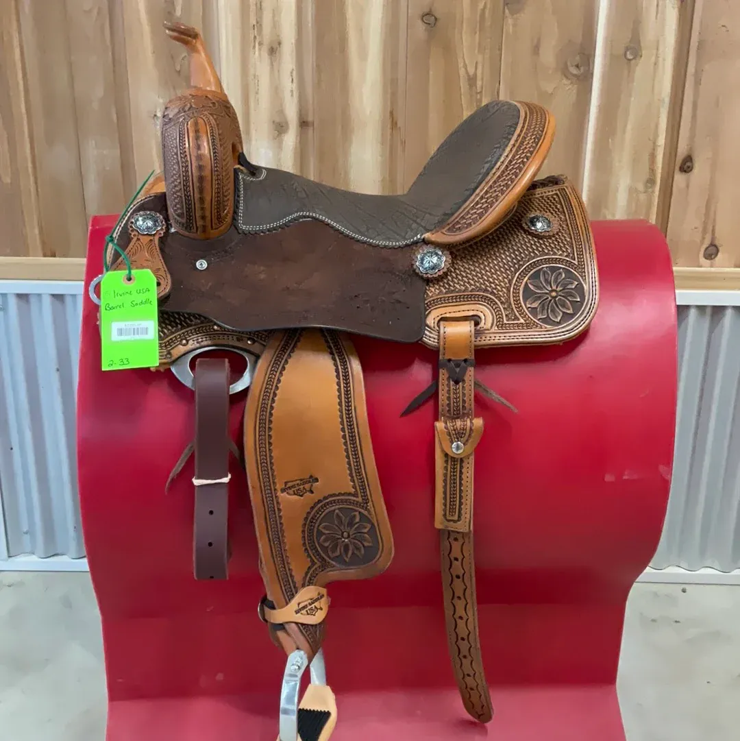 Irvine USA 15" Barrel Saddle-7