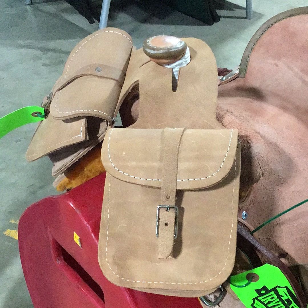 Irvine Rough Out Saddle Bag - Small