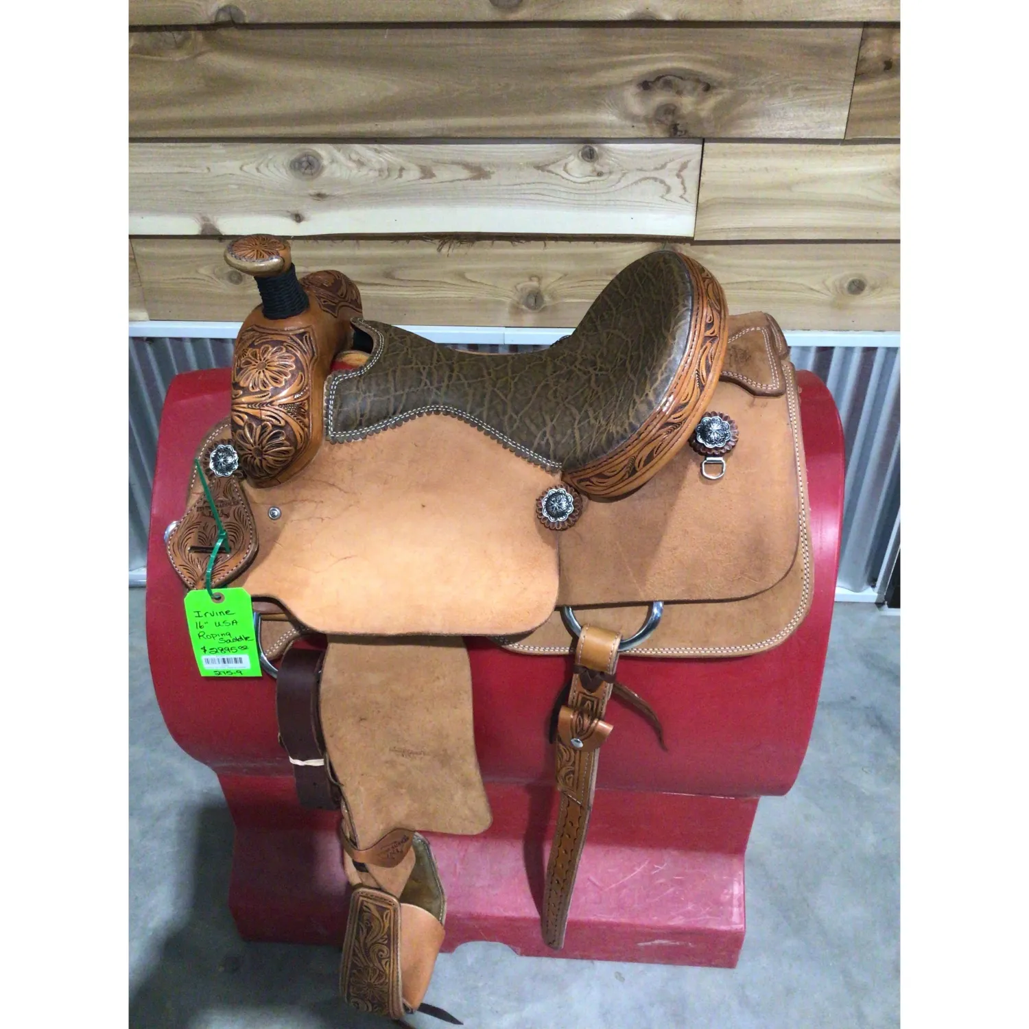 Irvine USA 16" Roping Saddle