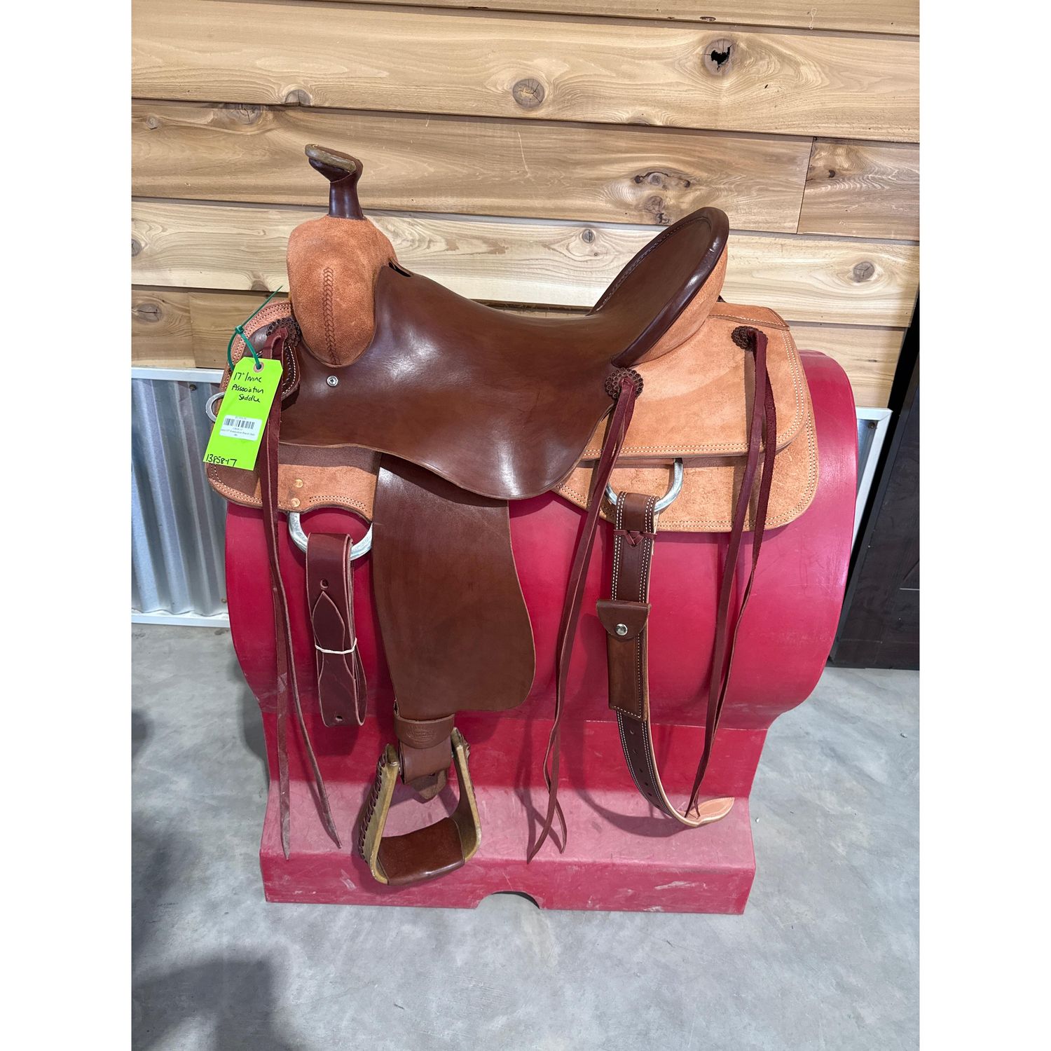 Irvine's 17" Association Ranch Saddle