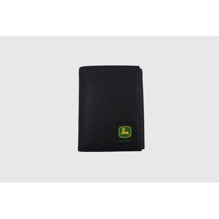John Deere Brown Trifold Wallet