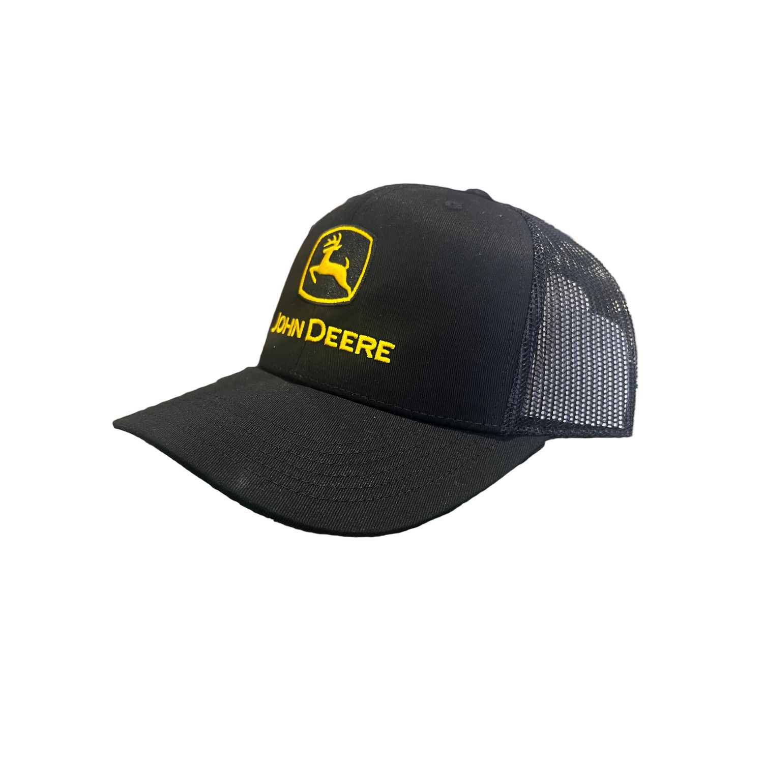 John Deere Curled Cap - Black