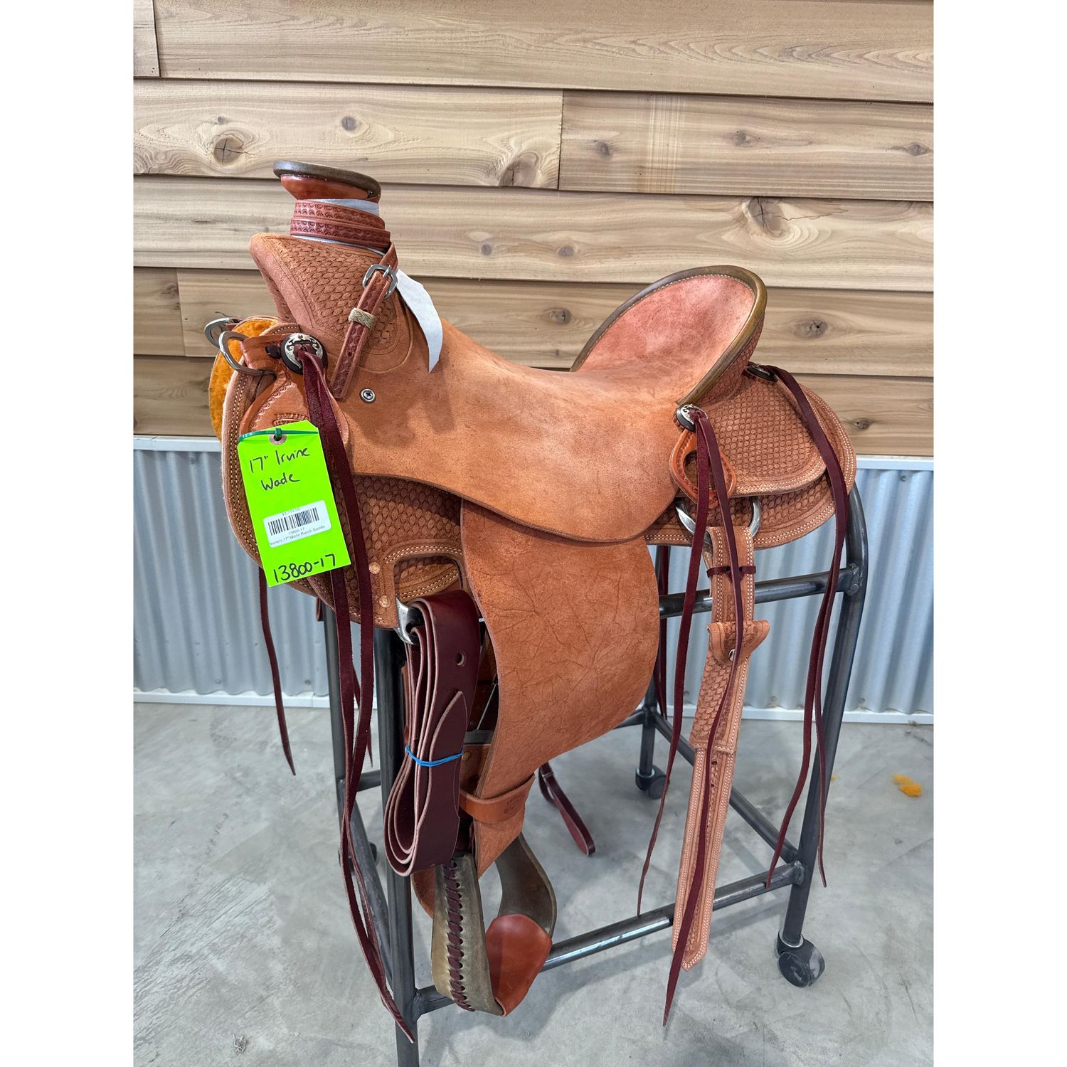 Irvine's 17" Wade Ranch Saddle-2