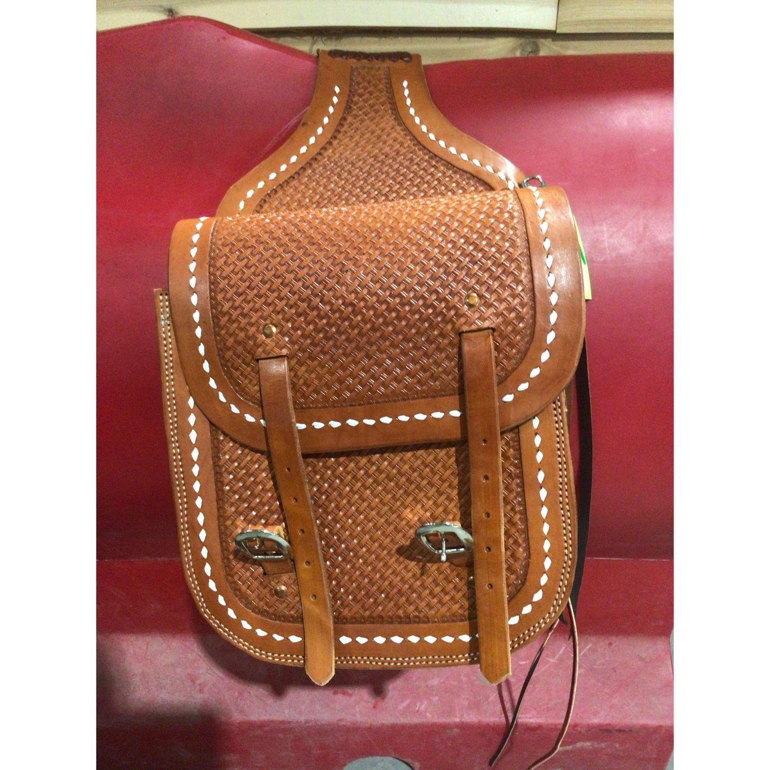 Irvine Tooled Saddle Bags
