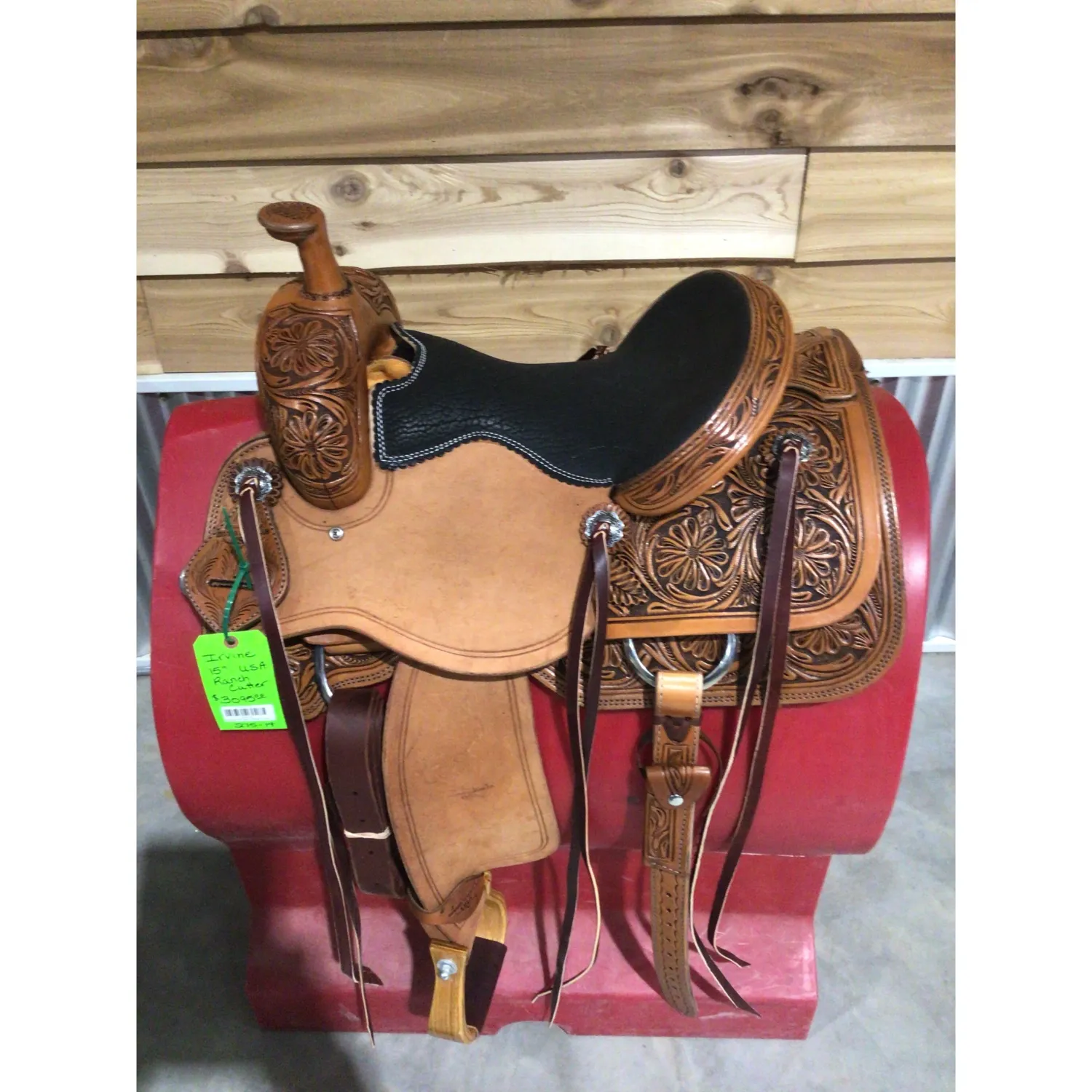 Irvine USA 15" Ranch Cutter Saddle