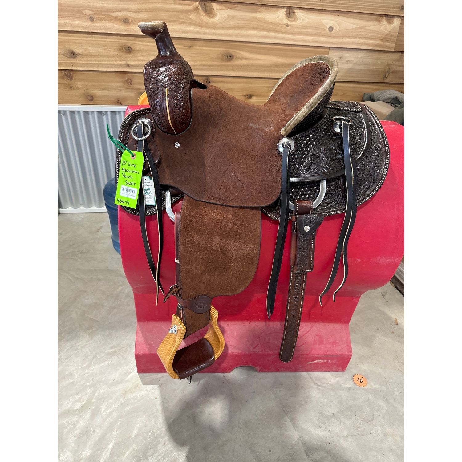 Irvine's 15" Association Ranch Saddle-1