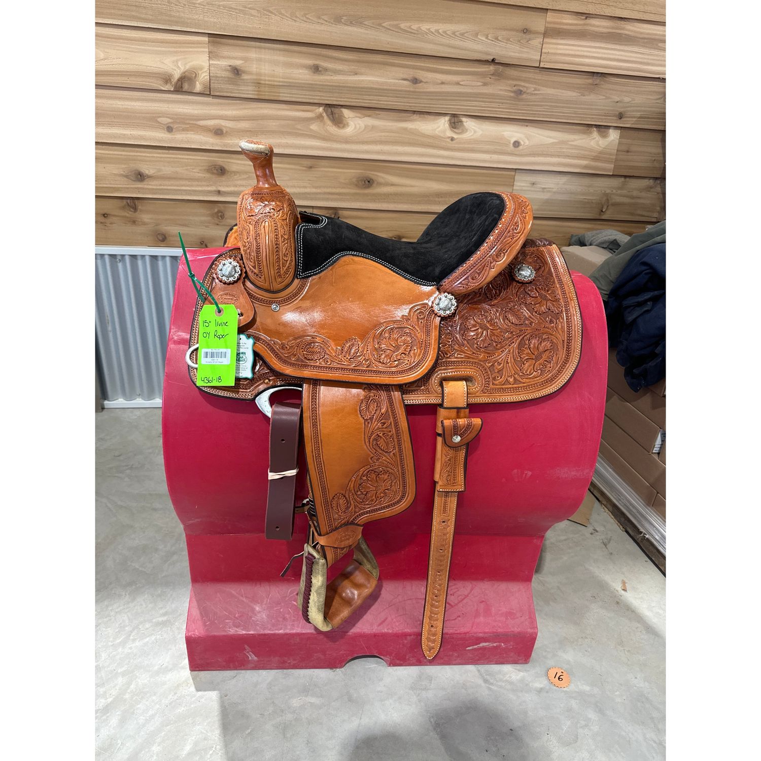 Irvine's 15" OY Roping Saddle